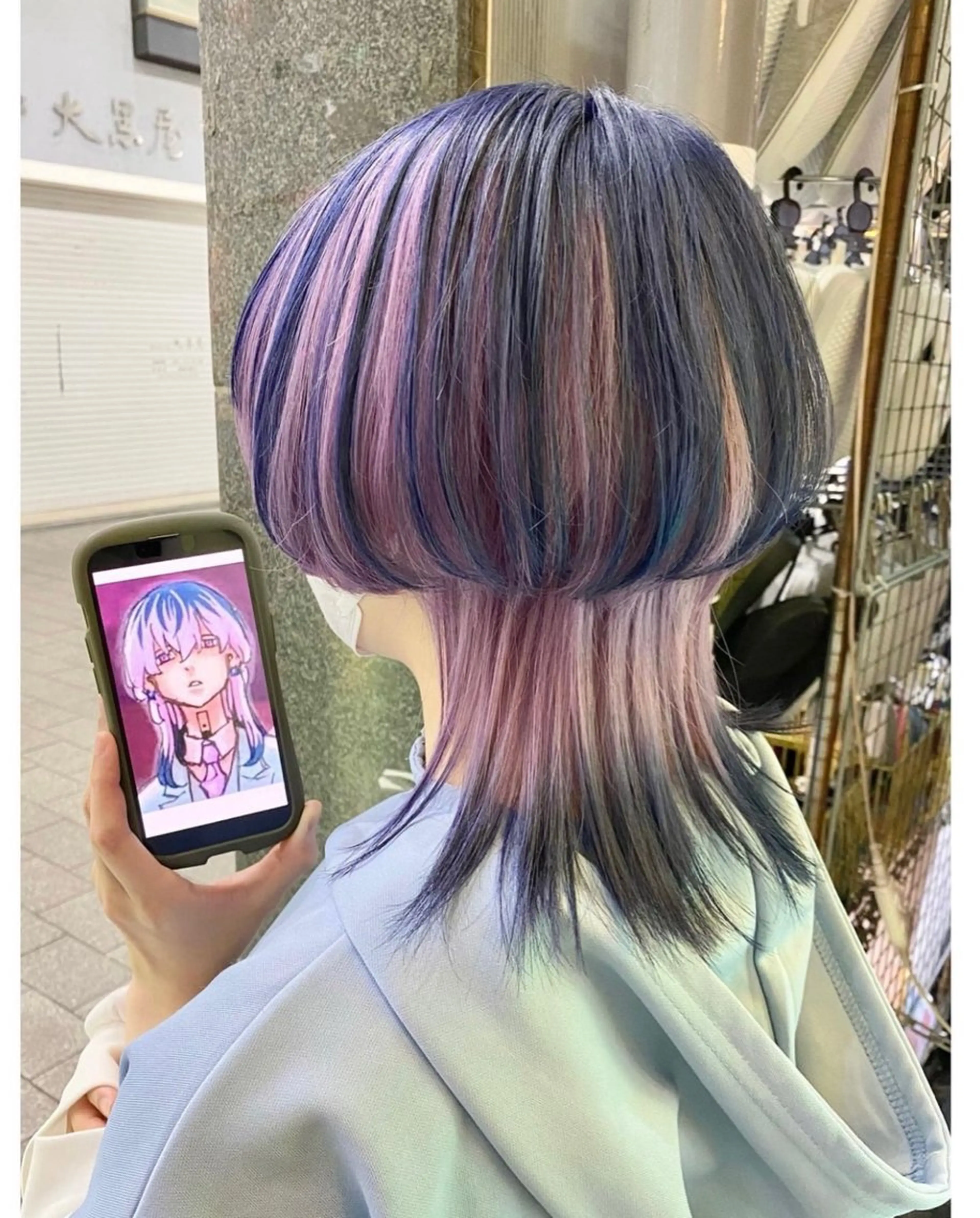 ショート カラー ヘアカラー GARU-ガル-所属・TSUNO🦖 派手髪/オタク美容師のヘアスタイル