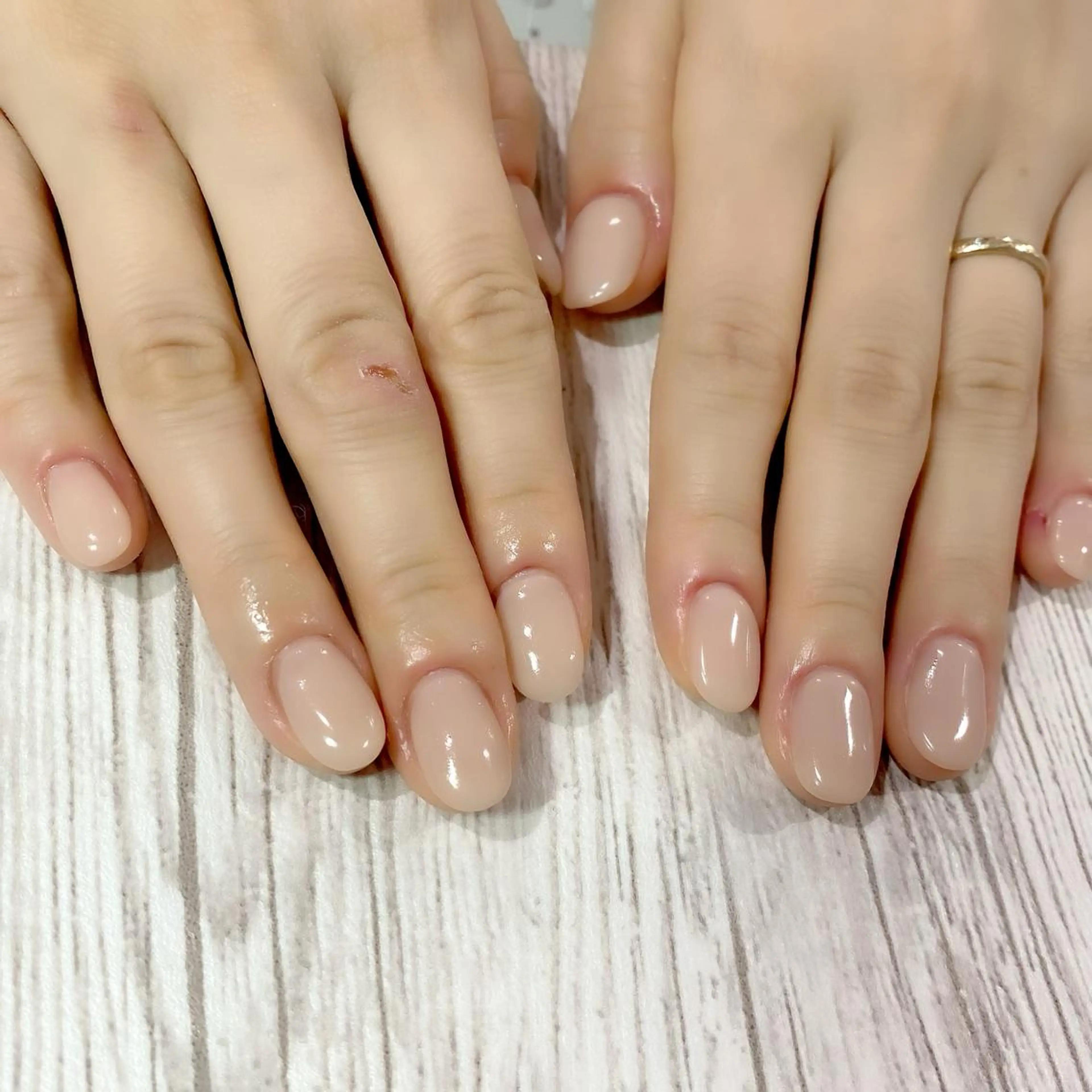 セミロング カラー パーマ ヘアアレンジ メンズ キッズ ネイル マツエク・マツパ ベージュカラー ナチュラル 長さ出し ジェルネイル パラジェル Salon Ｋのネイルデザイン