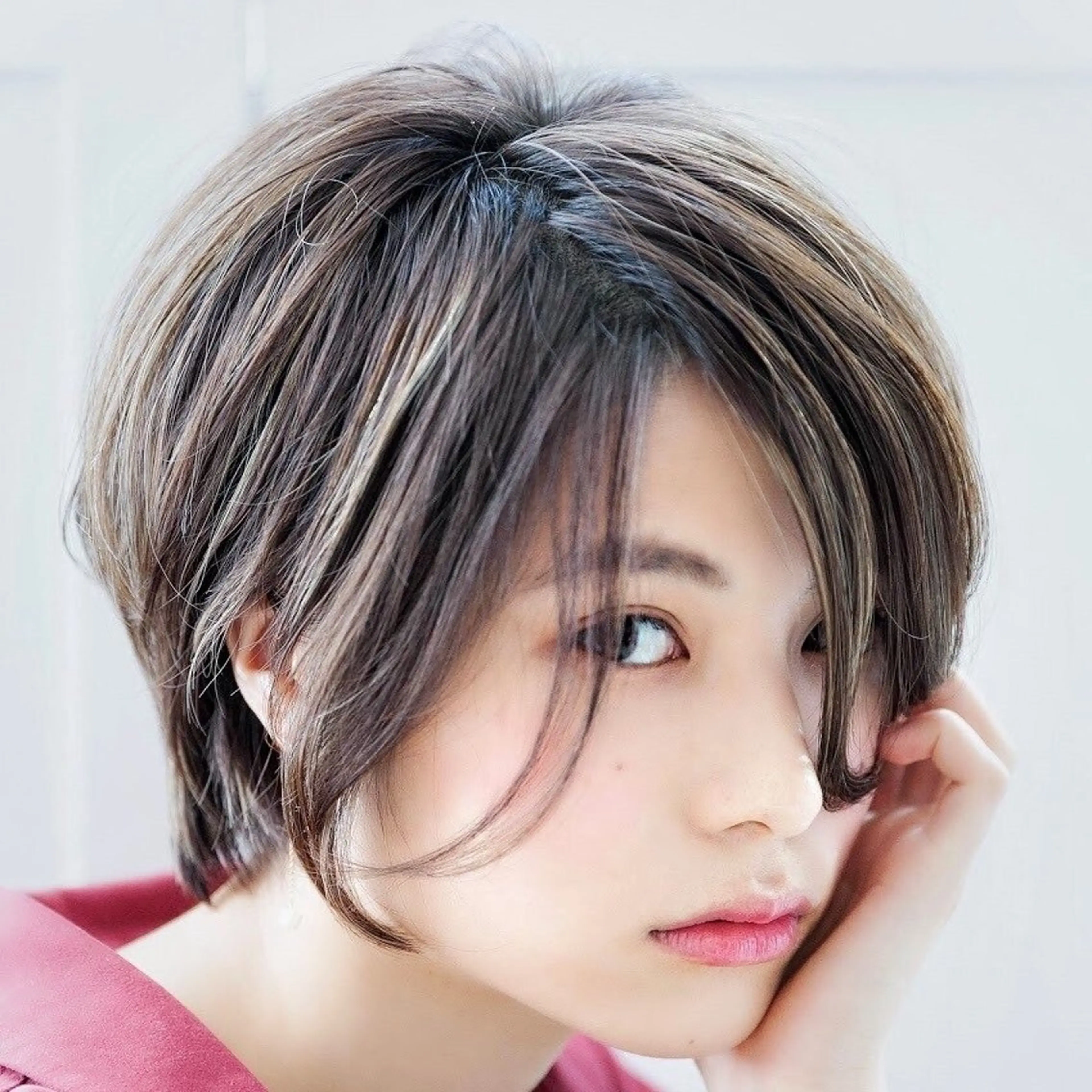 ショート ボブ ショートヘア 深夜まで営業中‼️ レム髪質改善のヘアスタイル