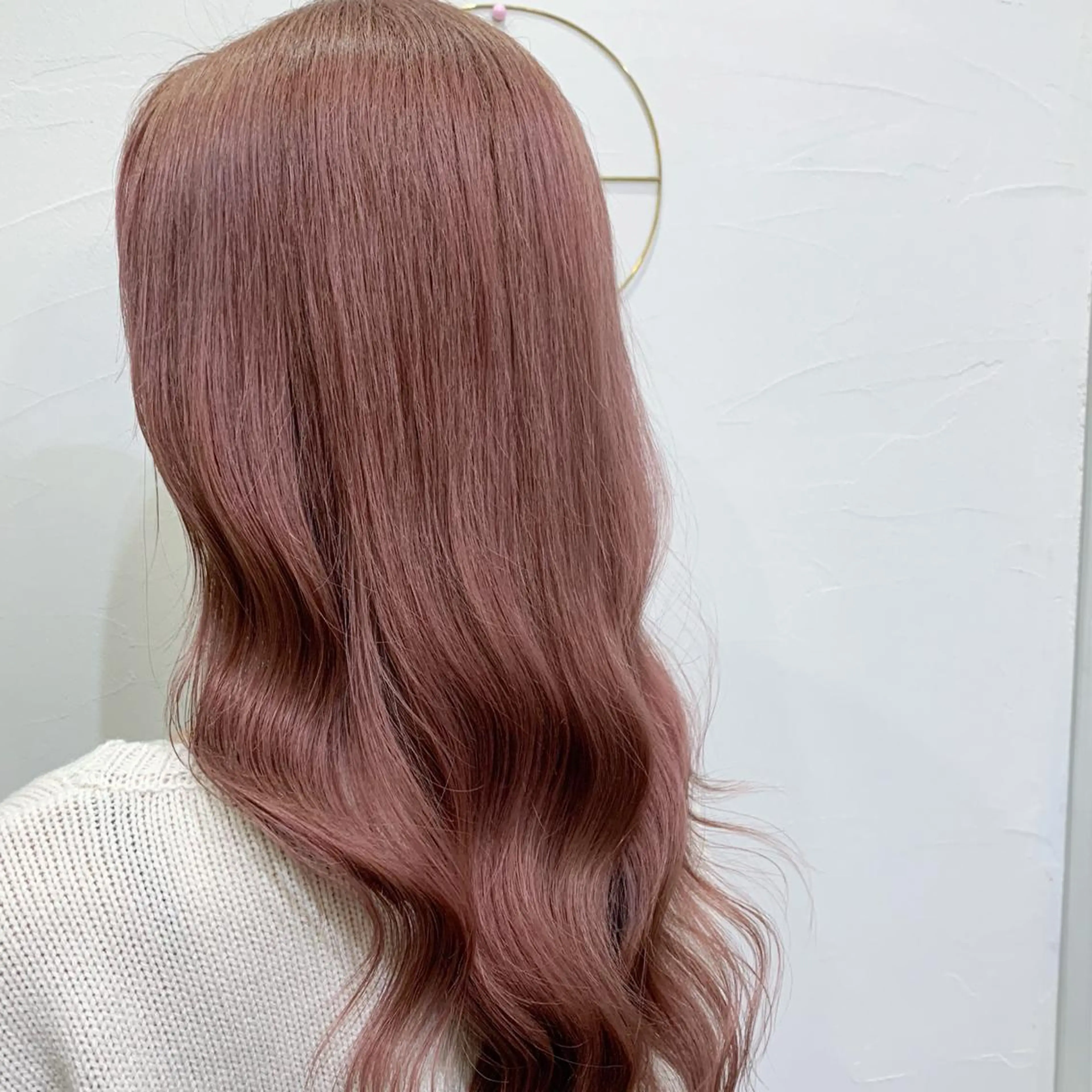 ミディアム カラー アディクシーカラー アクアカラー アッシュ バレイヤージュ ベージュカラー Lome'所属・✨ブリーチマスター✨ オクヤマヨウスケのヘアスタイル