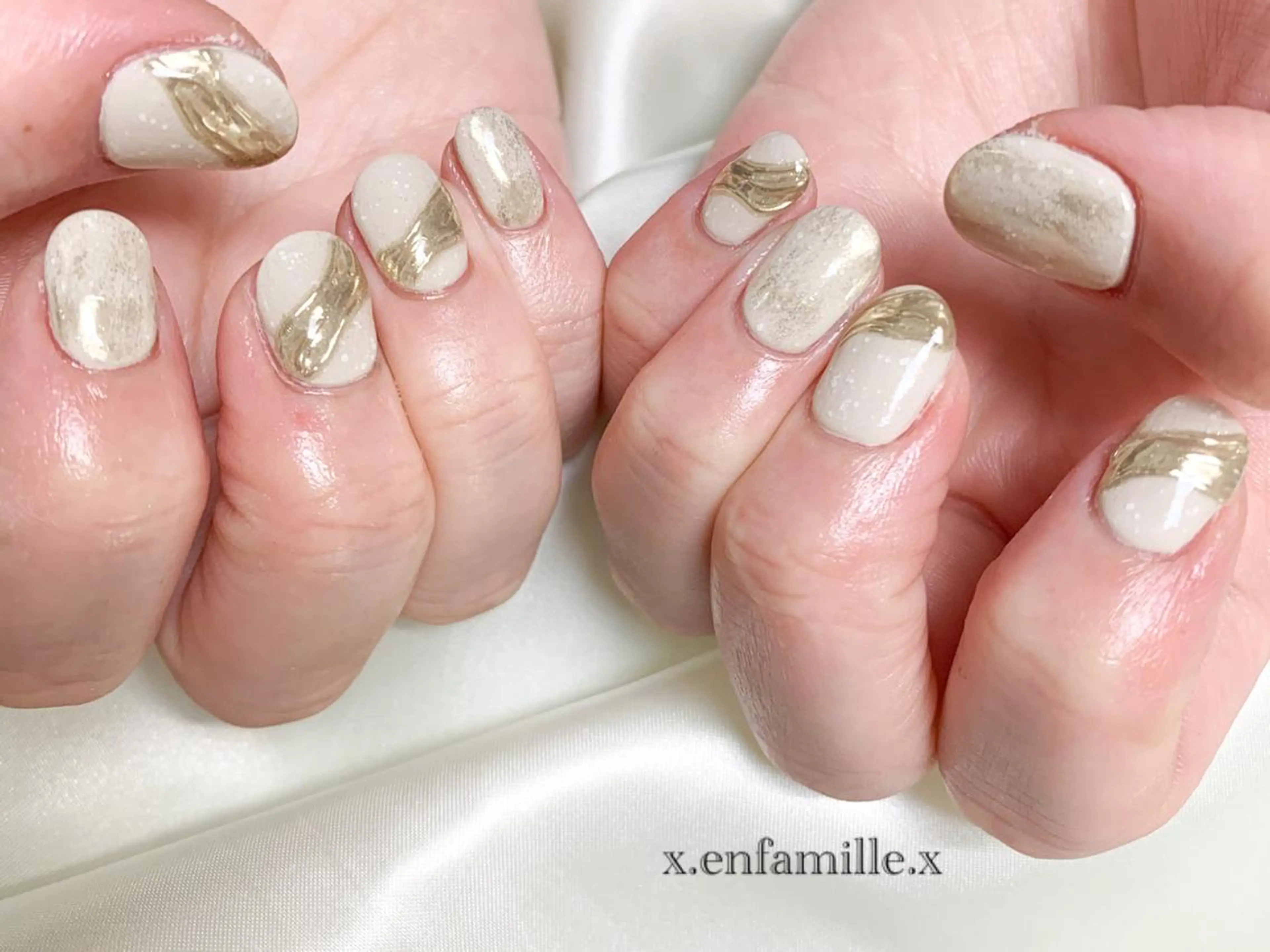 ネイル ハンドネイル nail salon en familleのネイルデザイン