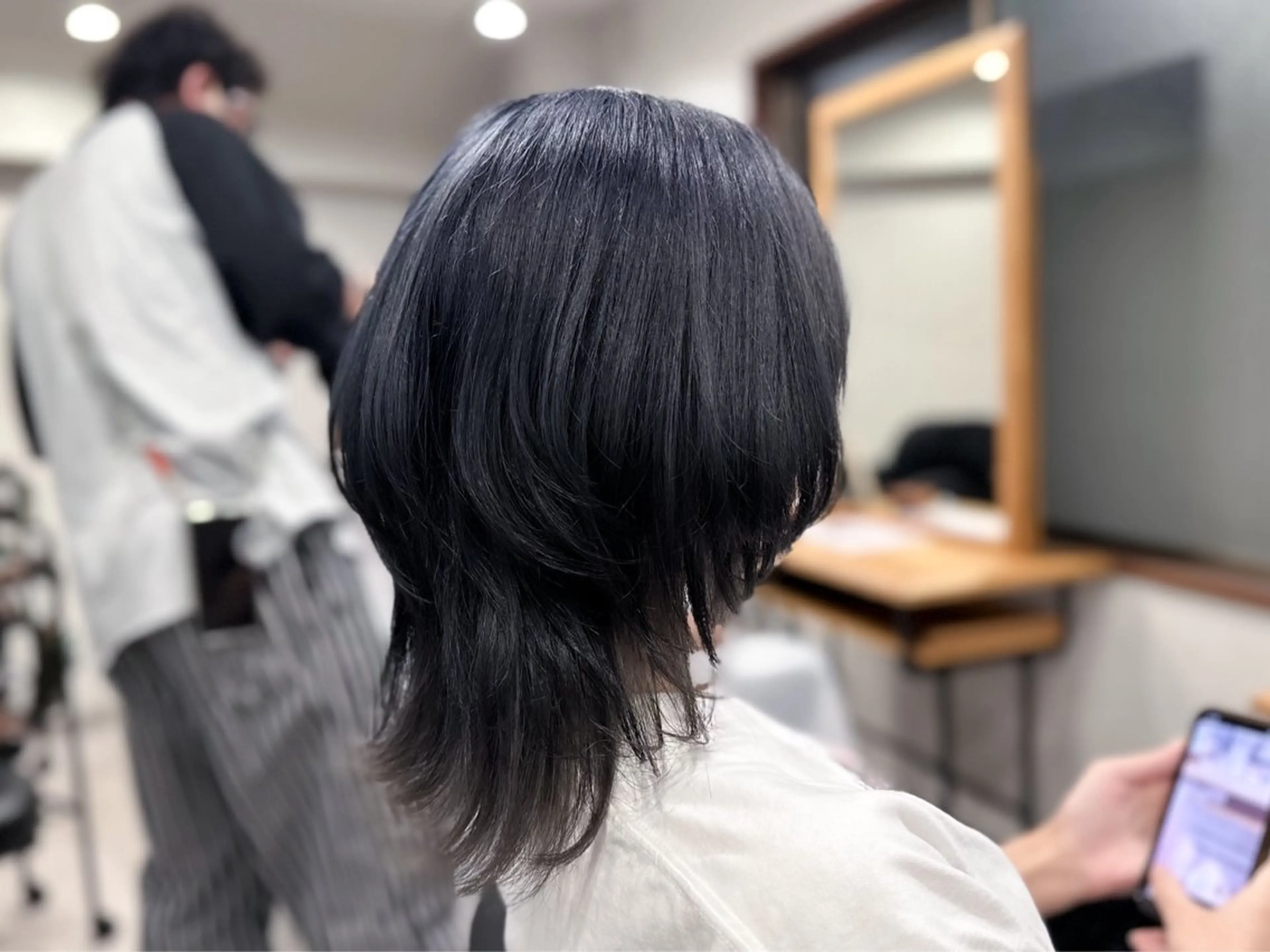 ミディアム カラー インナーカラー シルバー カット ヘアカラー トリートメント affect 上大岡所属・《髪質改善・縮毛矯正 /ブリーチ》坂本爽のヘアスタイル