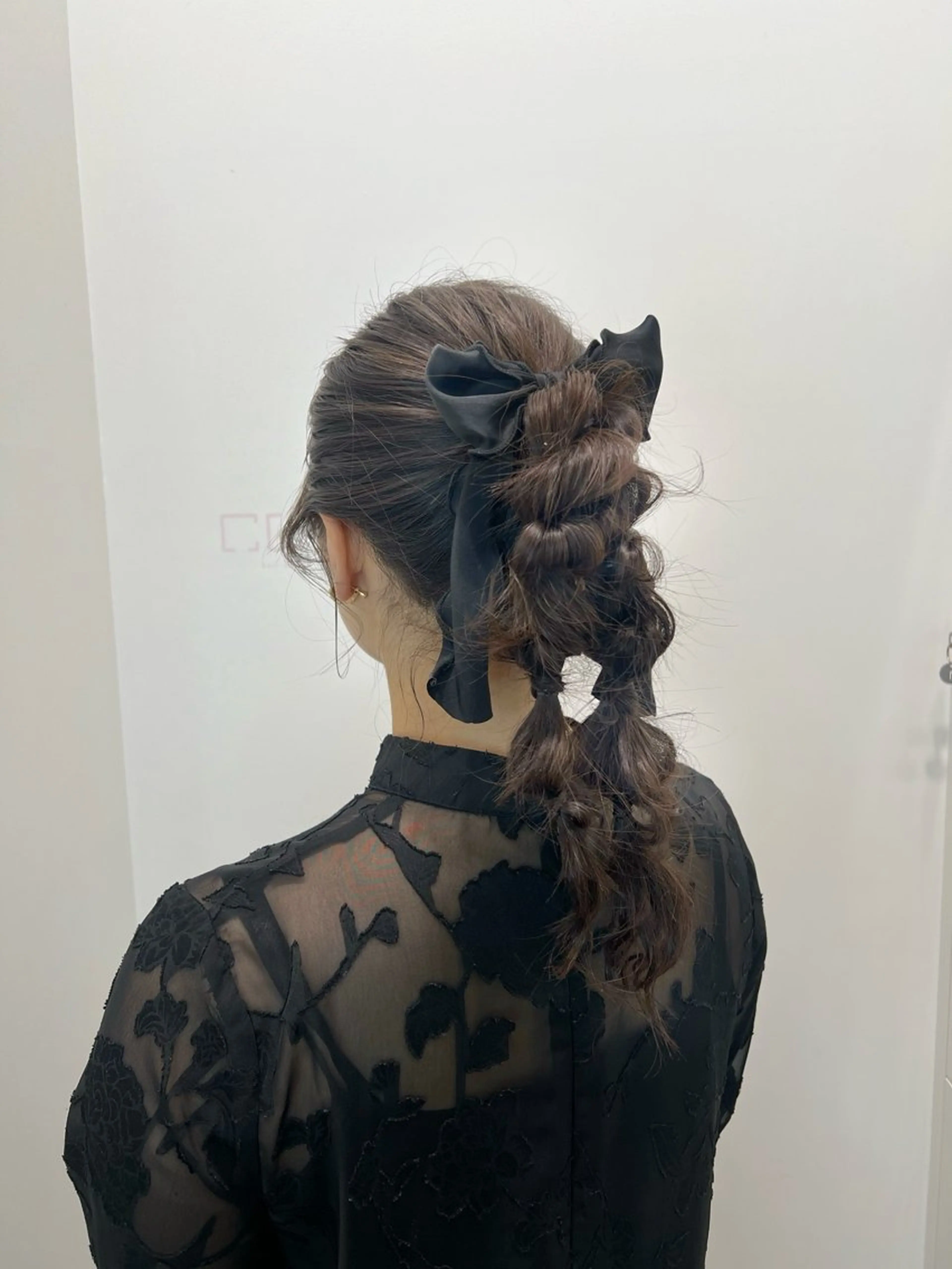 ロング ヘアセット カコ/レイヤーカット ヘアアレンジのヘアスタイル