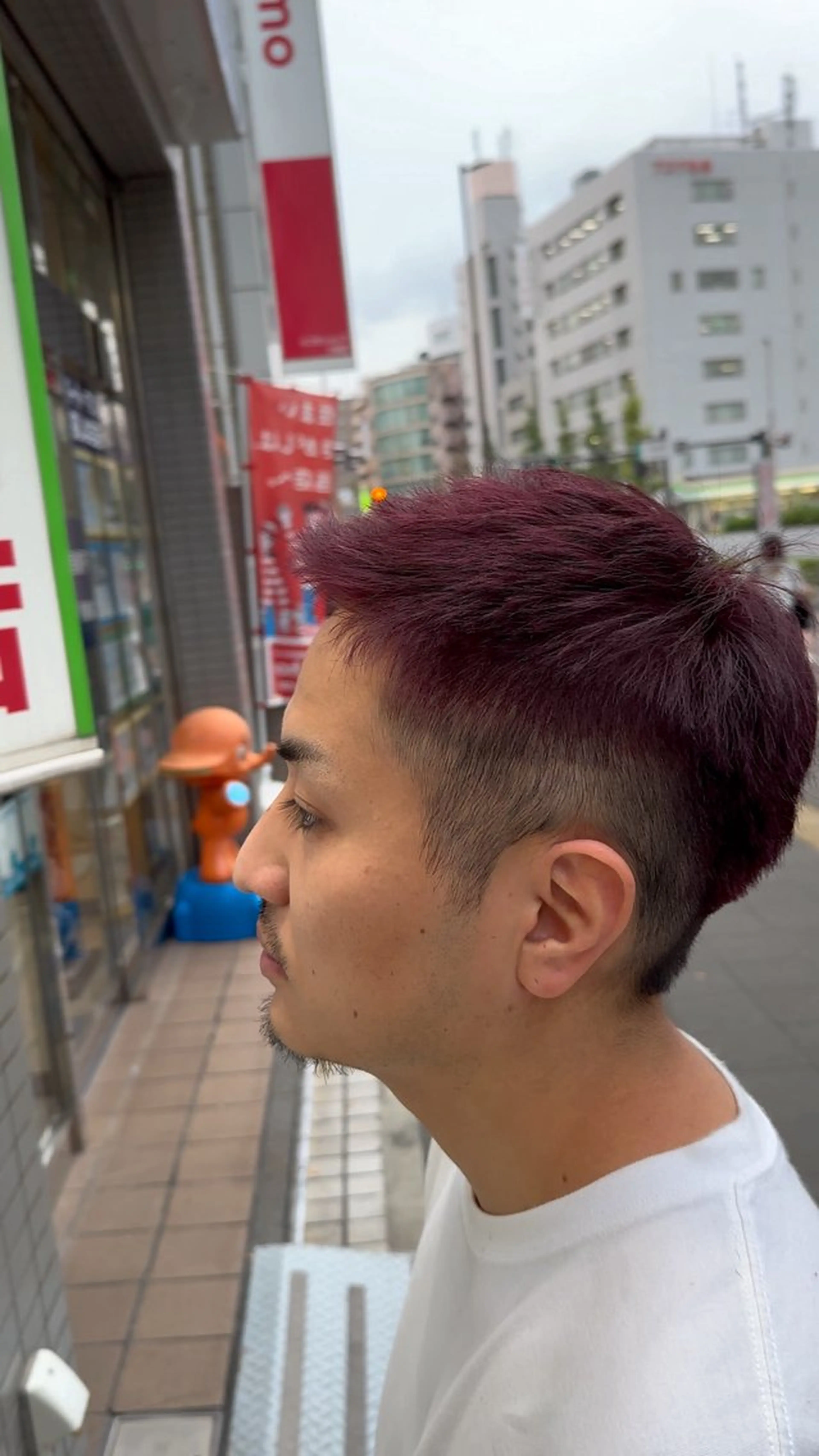 カラー メンズ メンズブリーチ ブリーチ ピンクカラー メンズカット/カラー 💠進藤龍之介のヘアスタイル