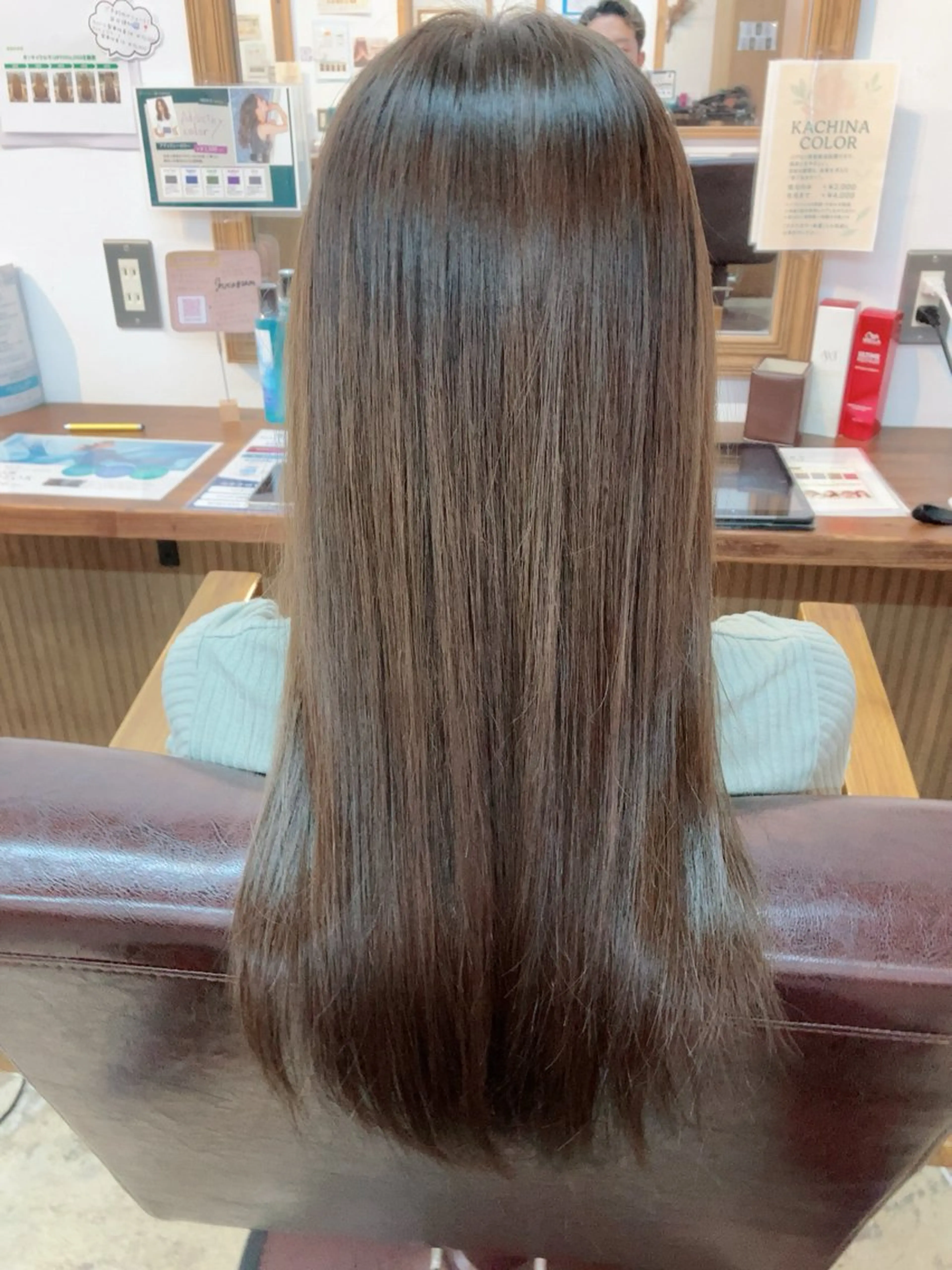 カラー＋aujuaトリートメントの写真