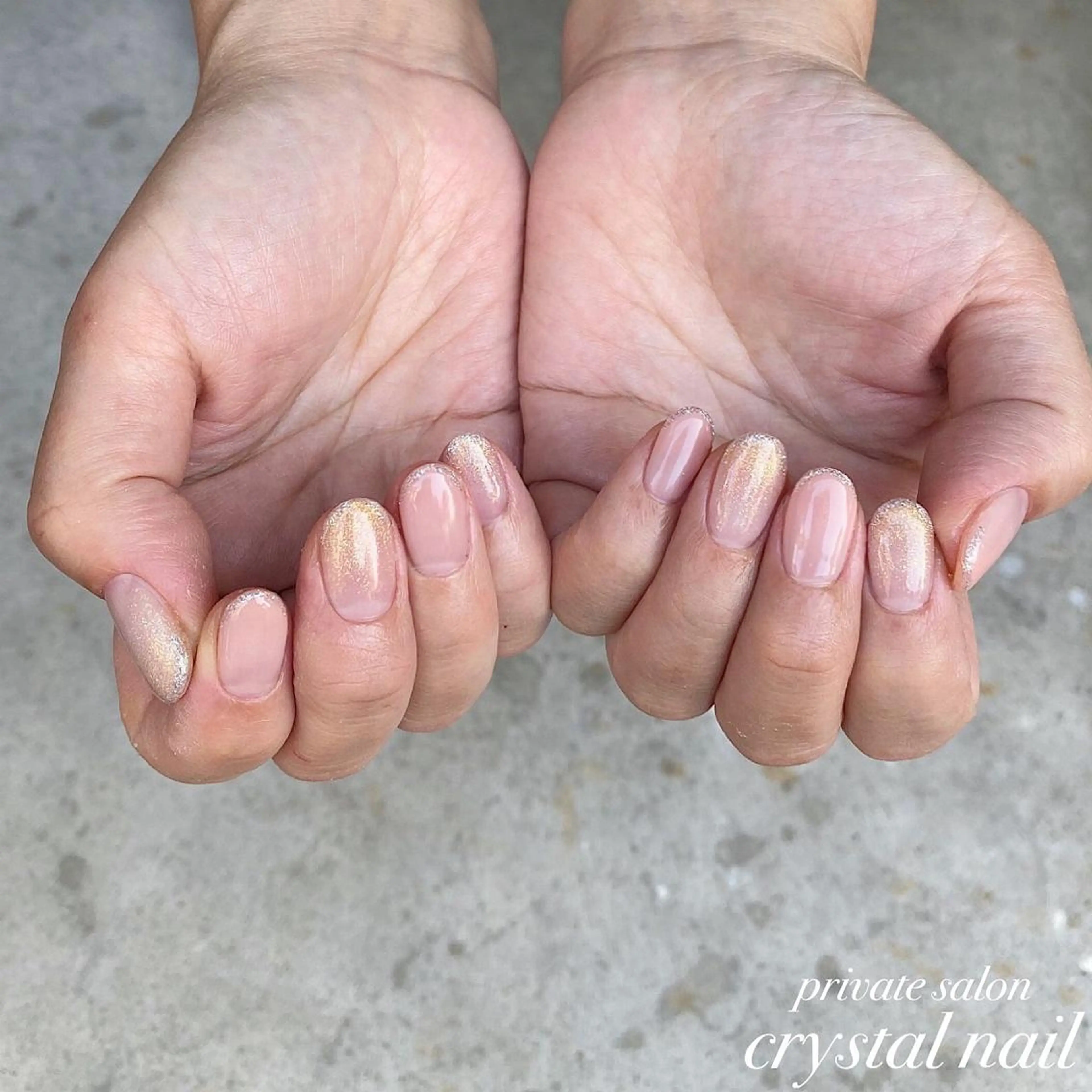 ネイル グラデーション Crystal Nailのネイルデザイン