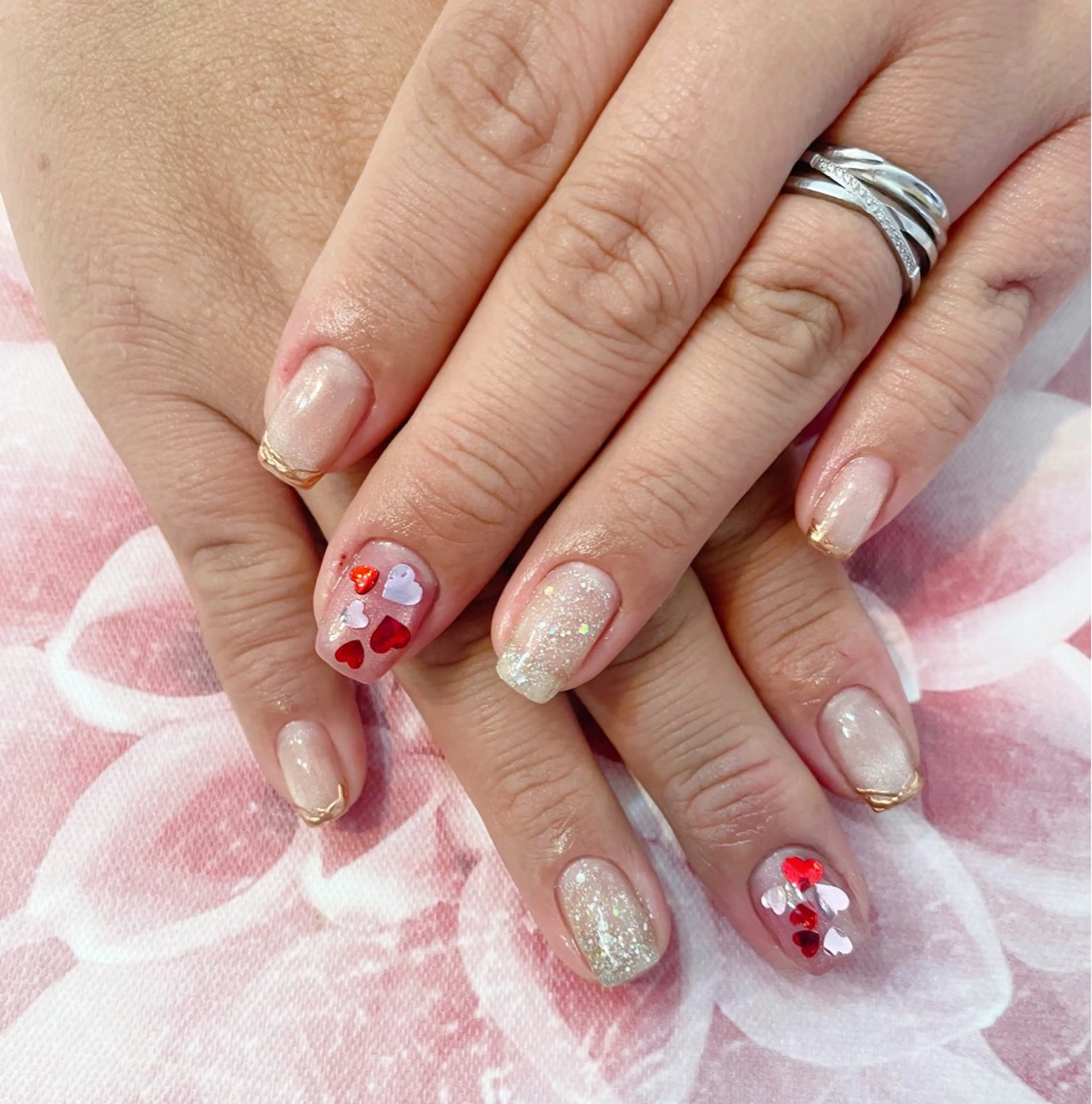 ネイル ハート Bel nailsのネイルデザイン