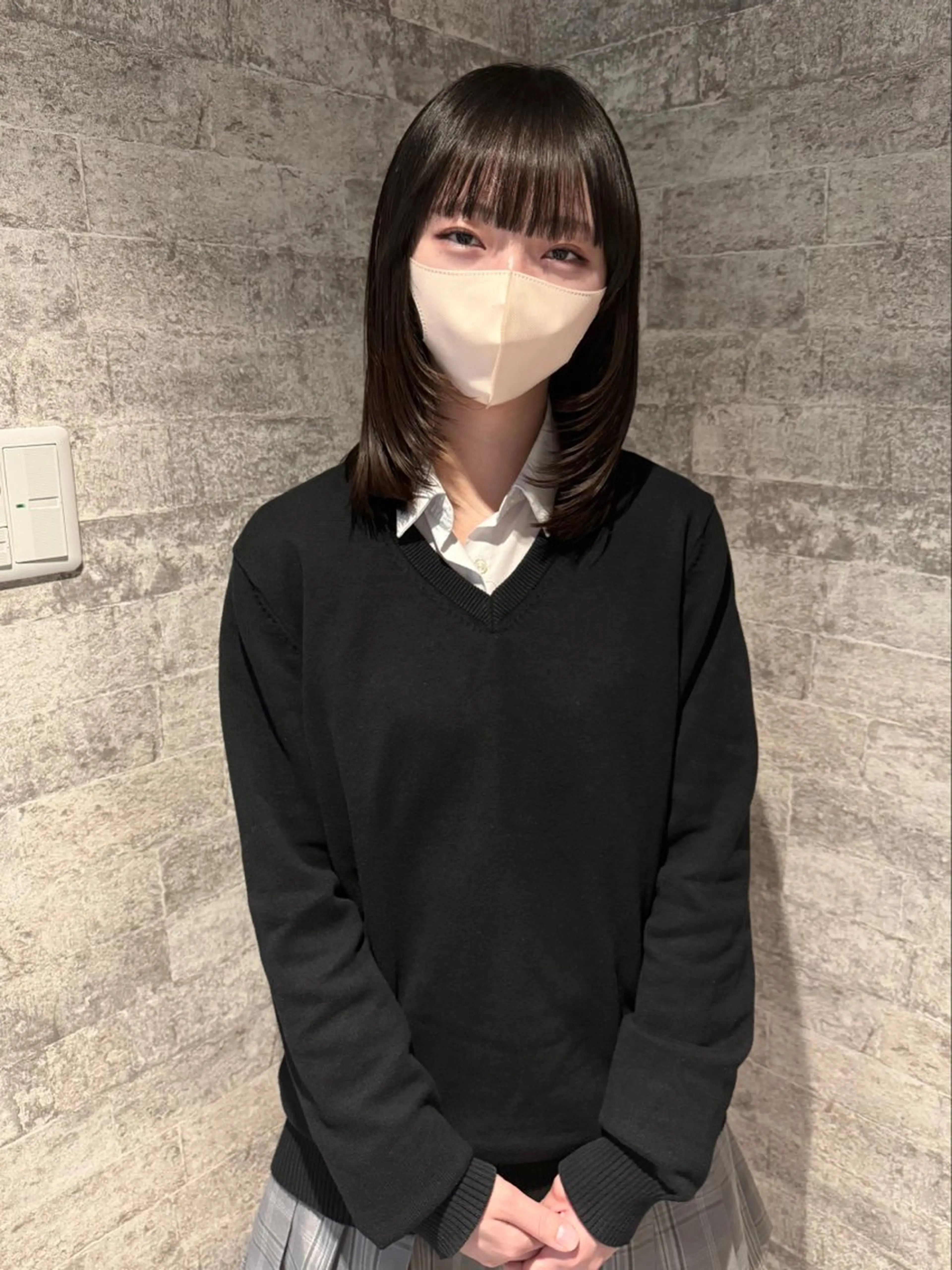 ミディアム カラー カット トリートメント mai / linoah˚✧のヘアスタイル