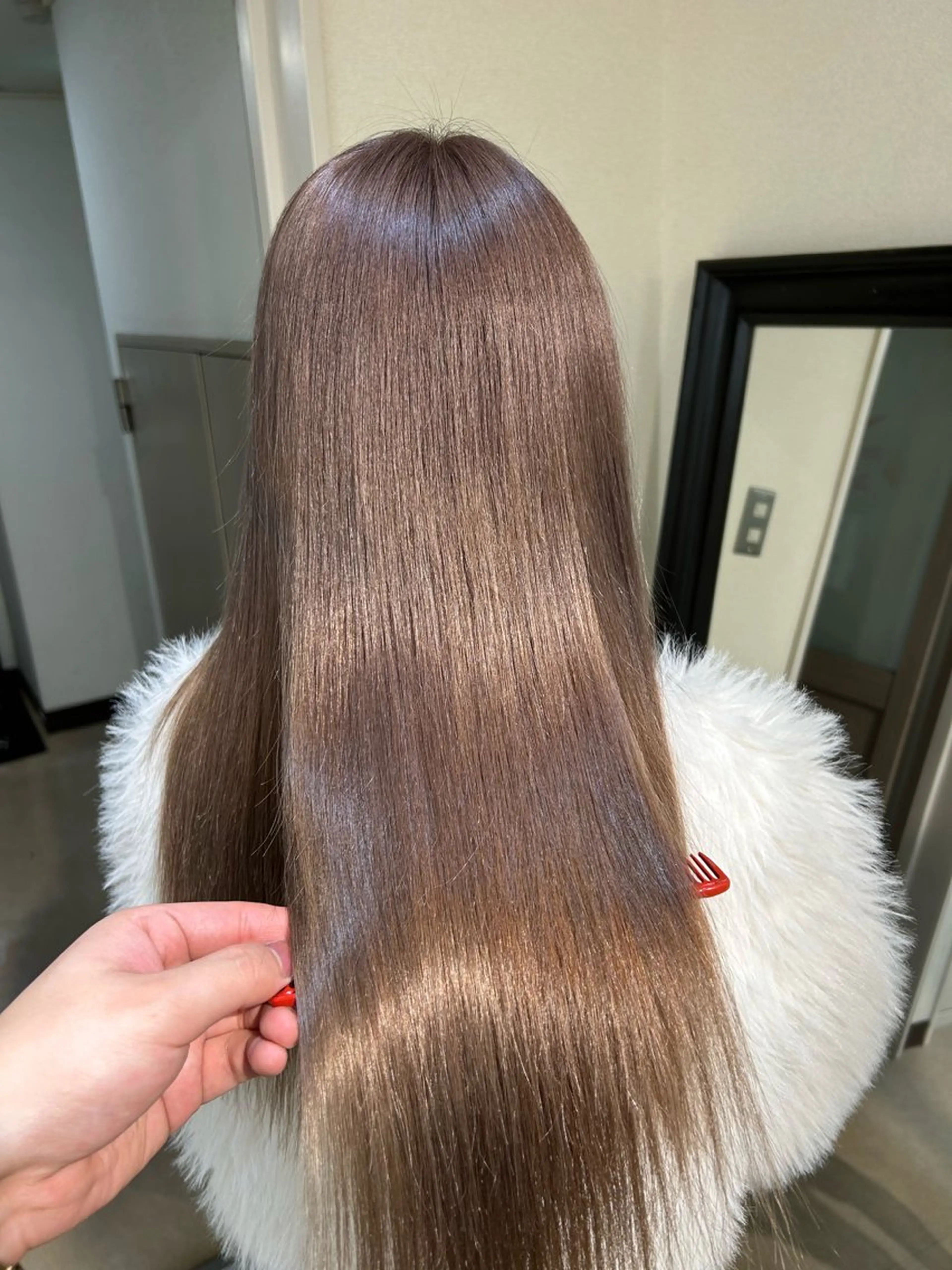 【🍀平日限定クーポン🍀】カット+カラー＋1stepトリートメント🫧ロング料金なし🫧の写真