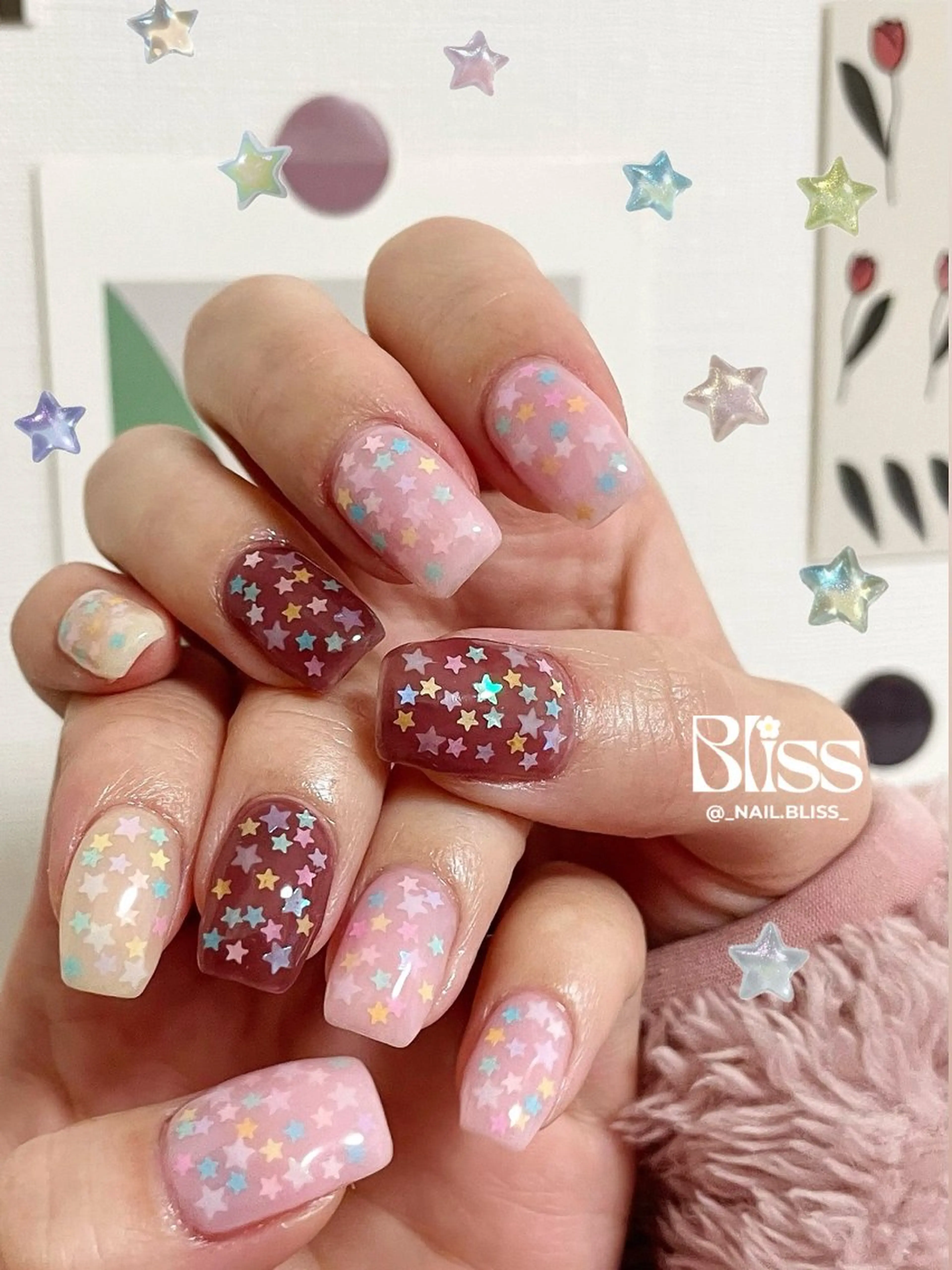ネイル 韓国ネイル ハンドネイル NAIL BLISSのネイルデザイン