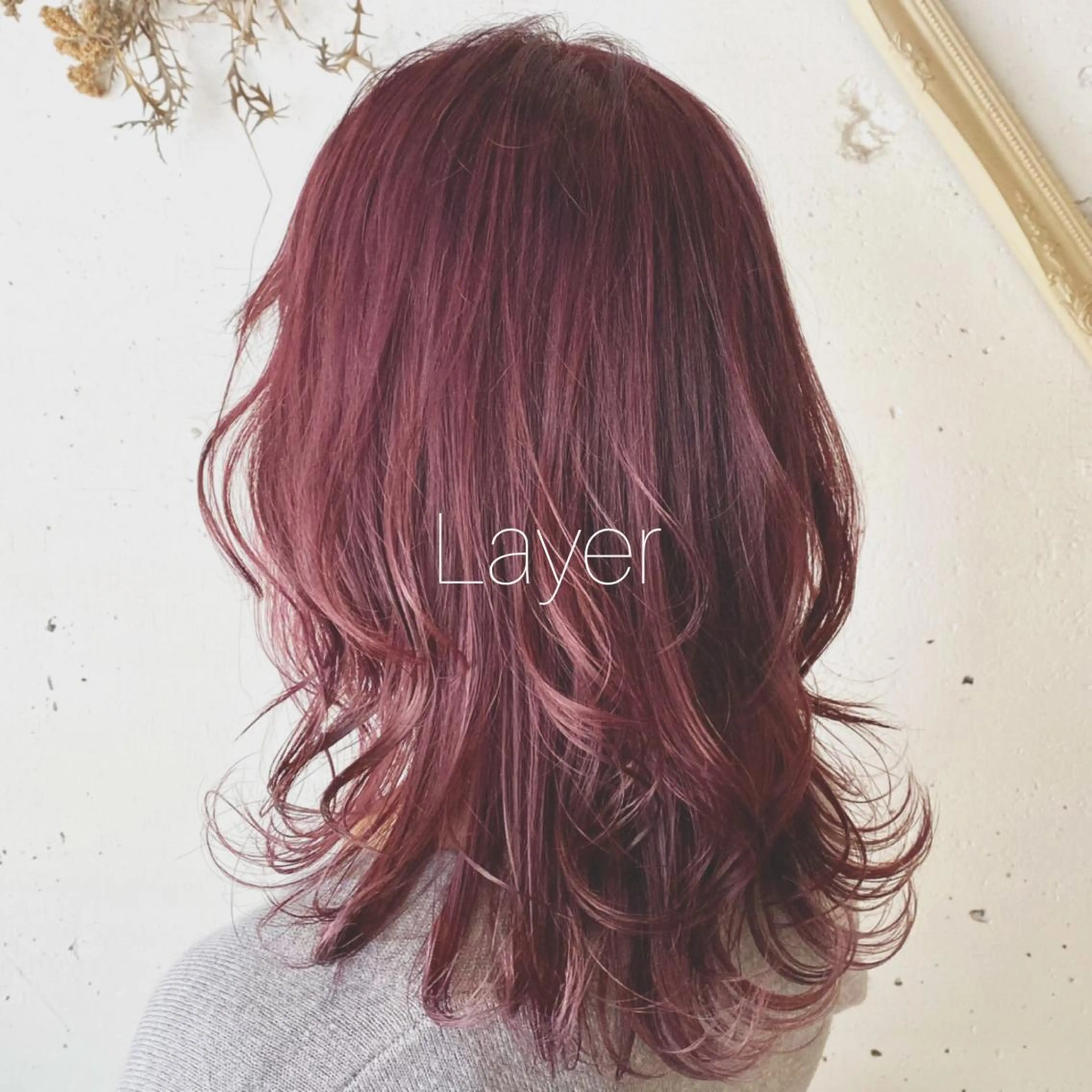 セミロング 𓅰なかがわ ふみな𓅯のヘアスタイル