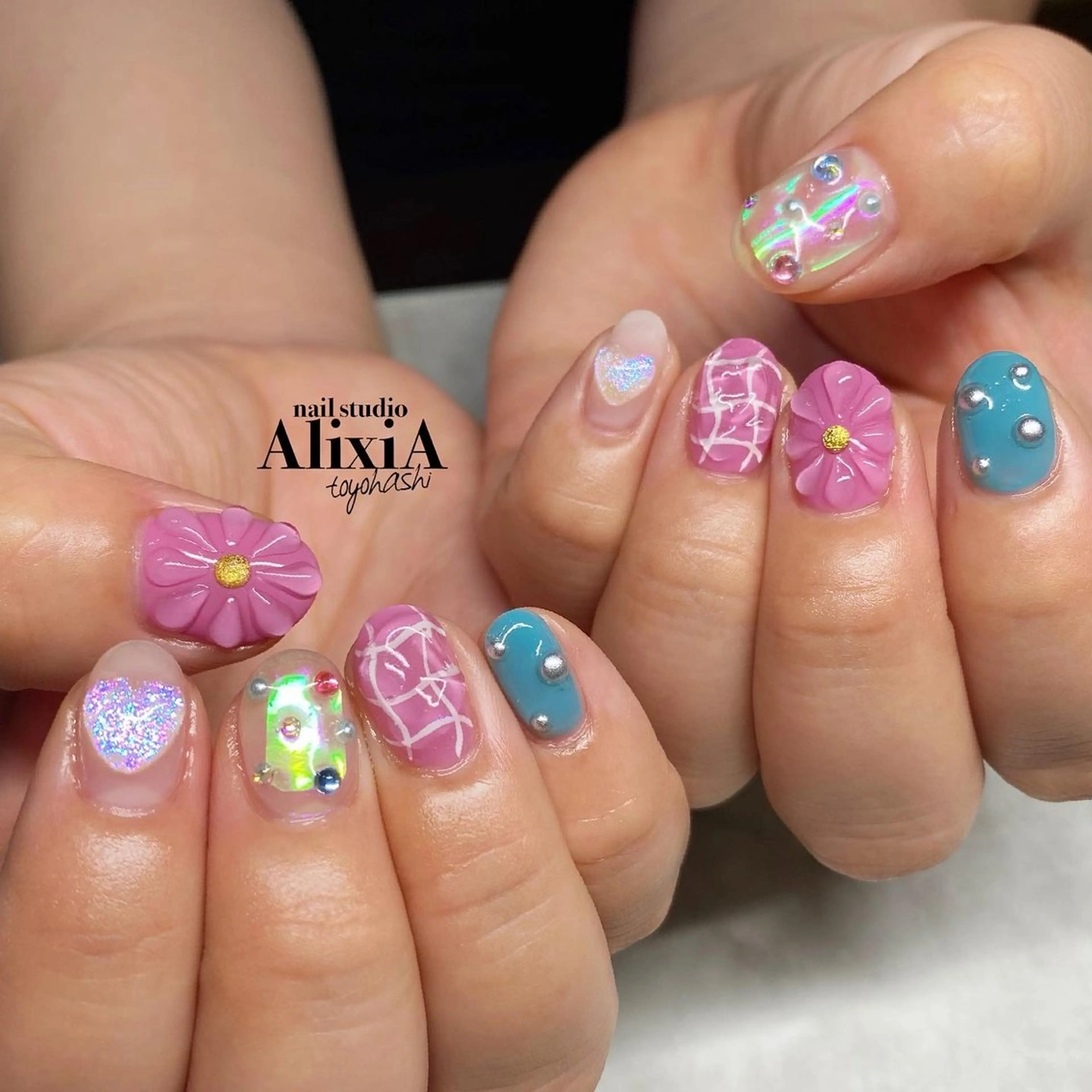 ネイル ハンドネイル AlixiA   nail studio所属・AlixiA ゆみのネイルデザイン