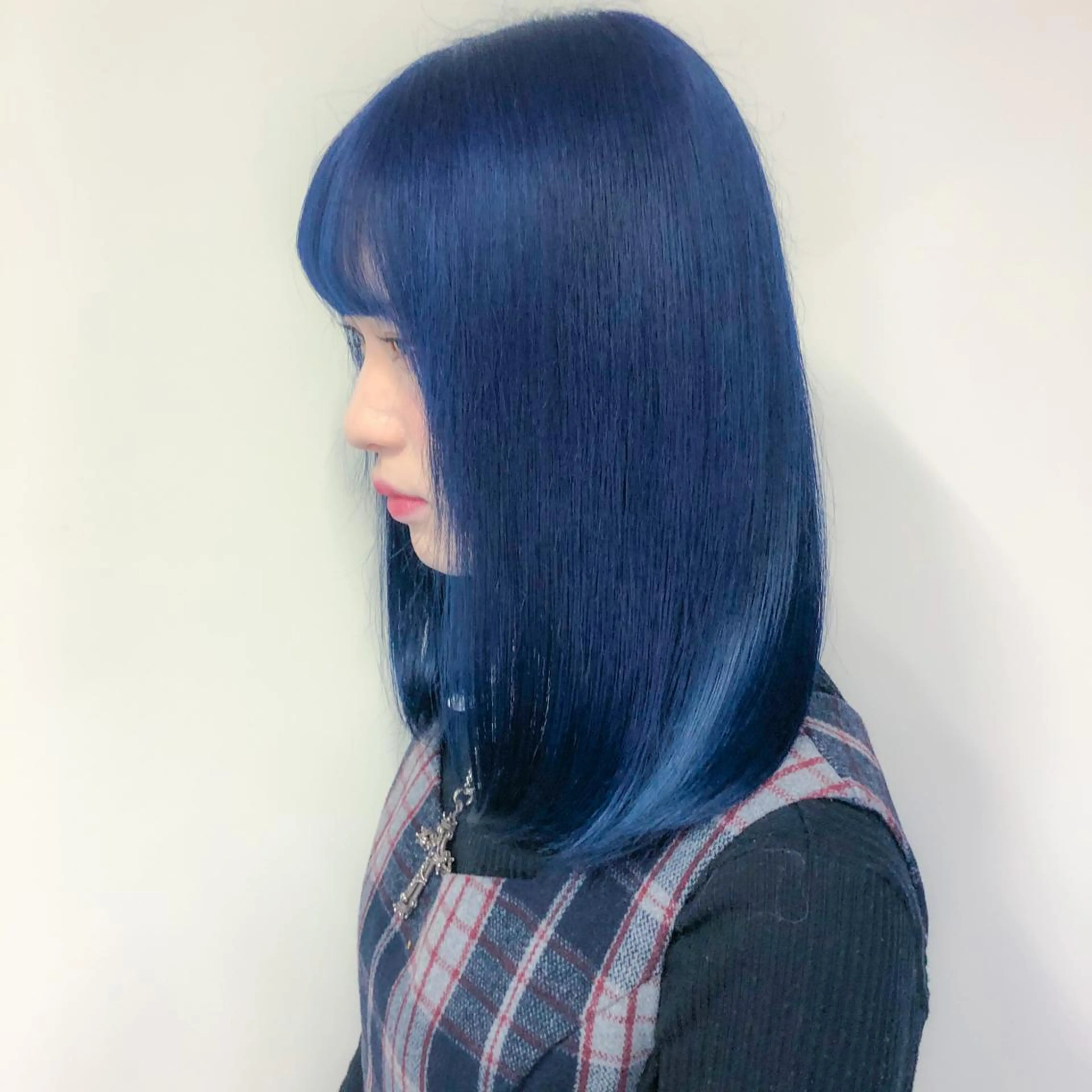 セミロング カラー 💗💗韓国レイヤー yu-ki💗💗のヘアスタイル