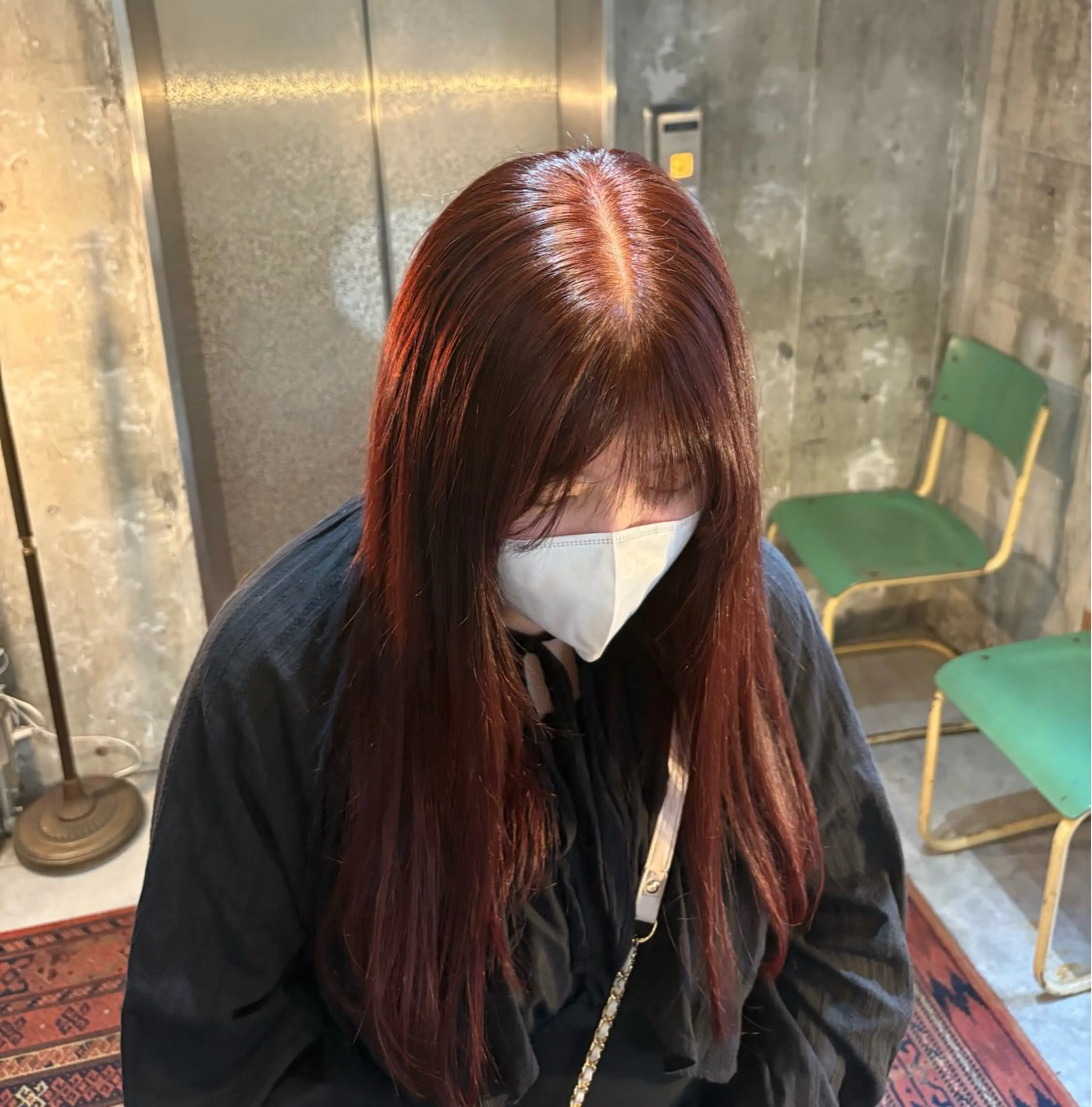 ロング ヘアカラー トリートメント 美容室LIBERTEリベルテ 銀座所属・鈴木 和佳のヘアスタイル