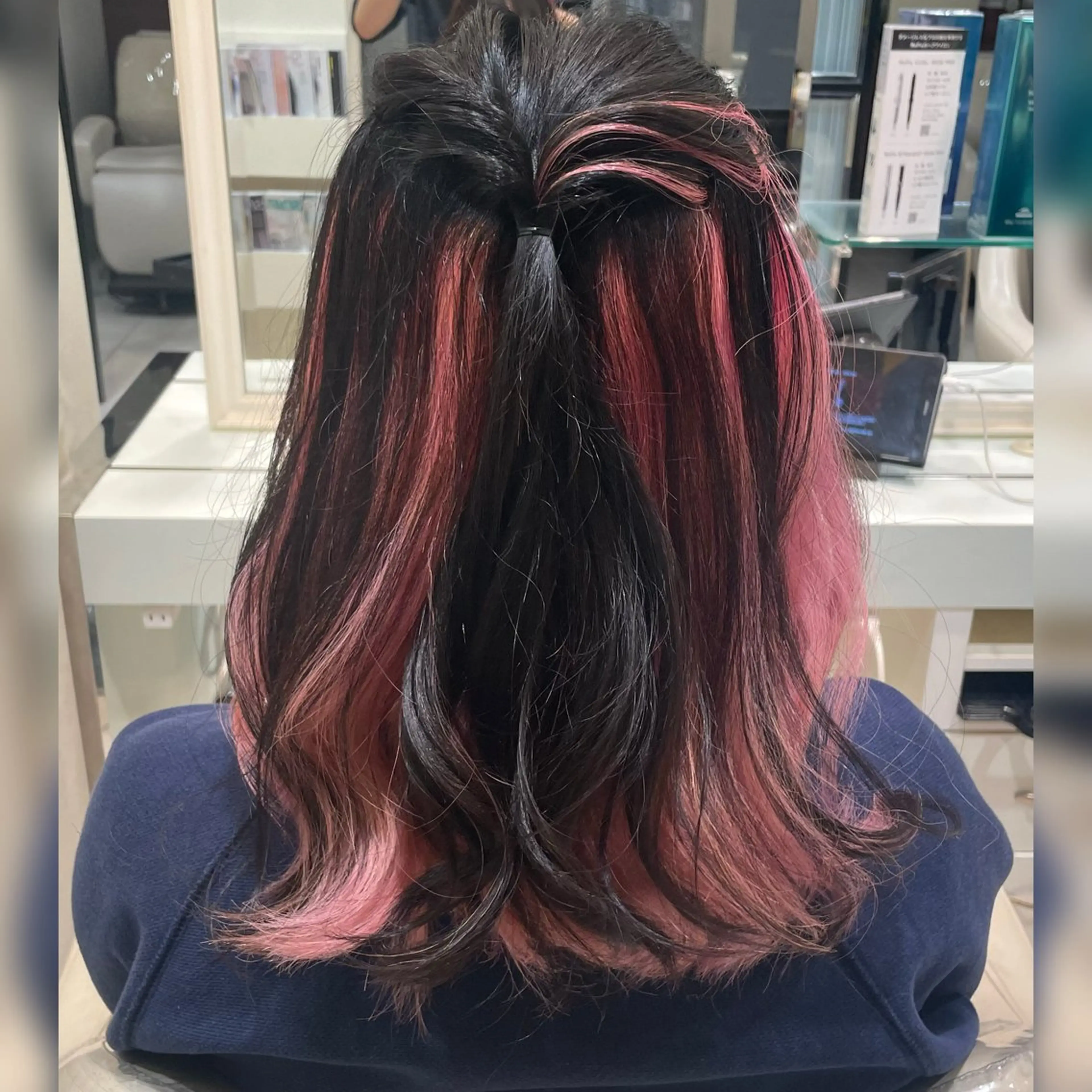 💟デザインカラー💟【前髪カット＋ブリーチ＋オンカラー】の写真