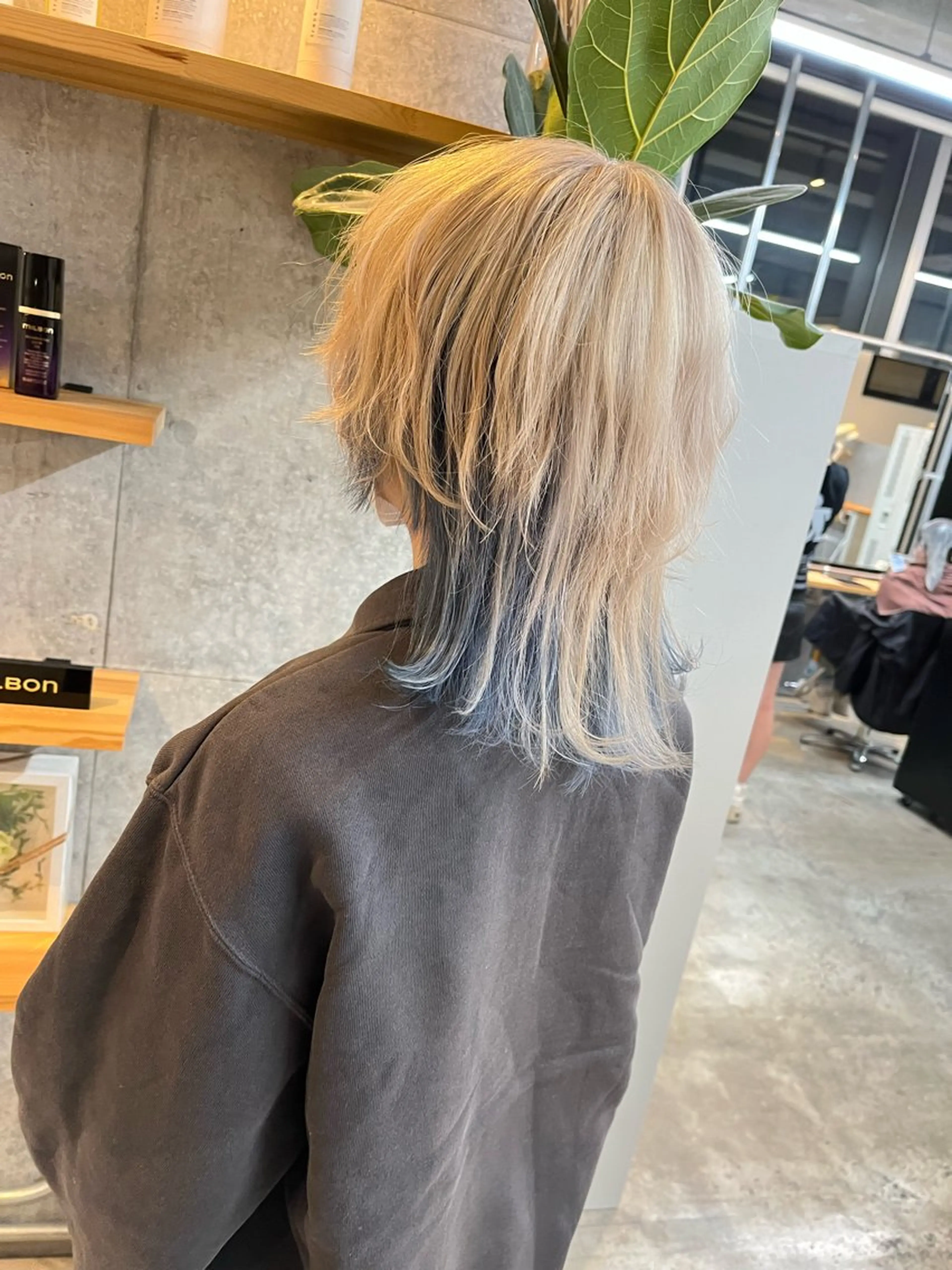 ミディアム カラー ヘアカラー ハイトーンカラ ー/小川のヘアスタイル