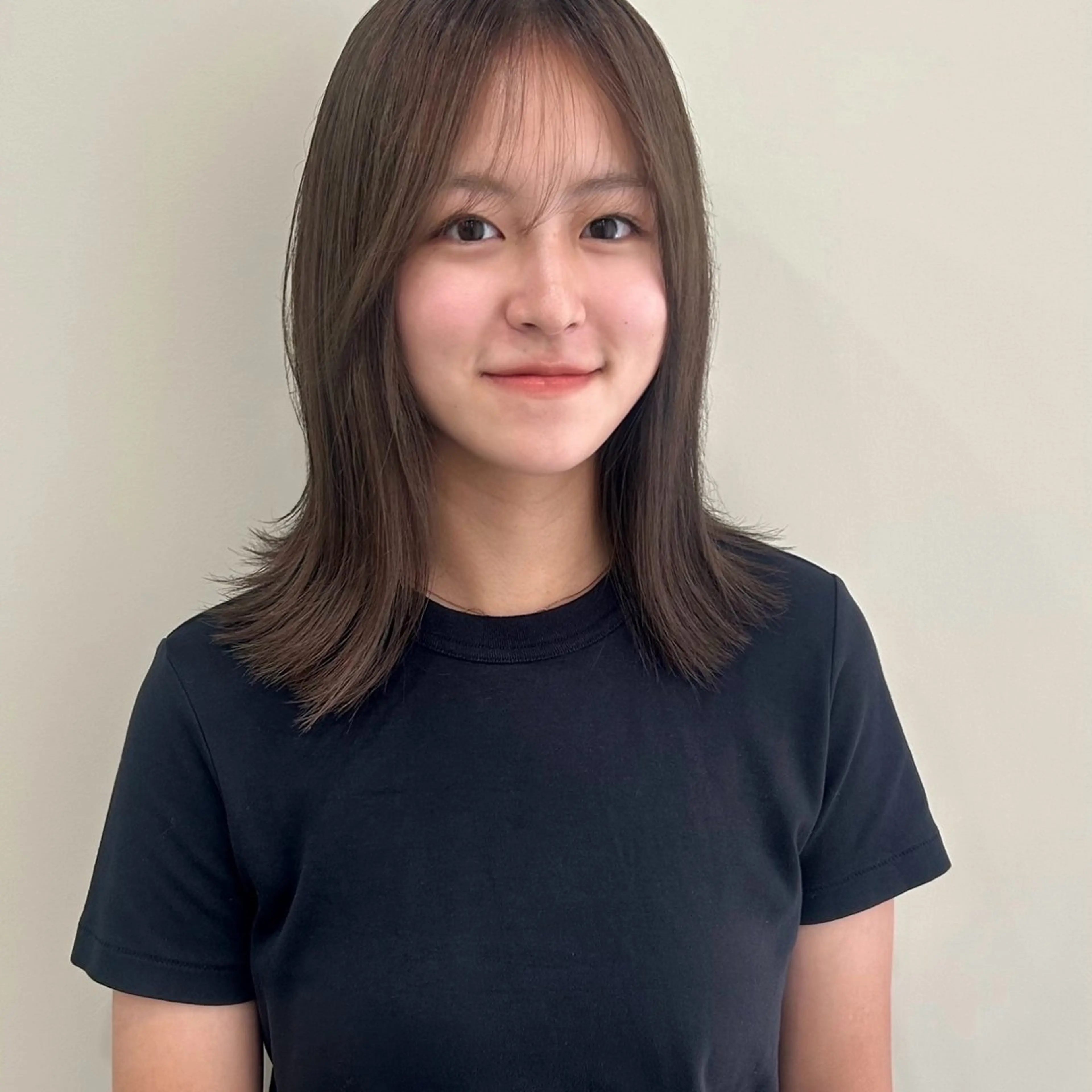 ミディアム カラー ヘアカラー トリートメント hana/艶髪 /透明感カラー🪞のヘアスタイル