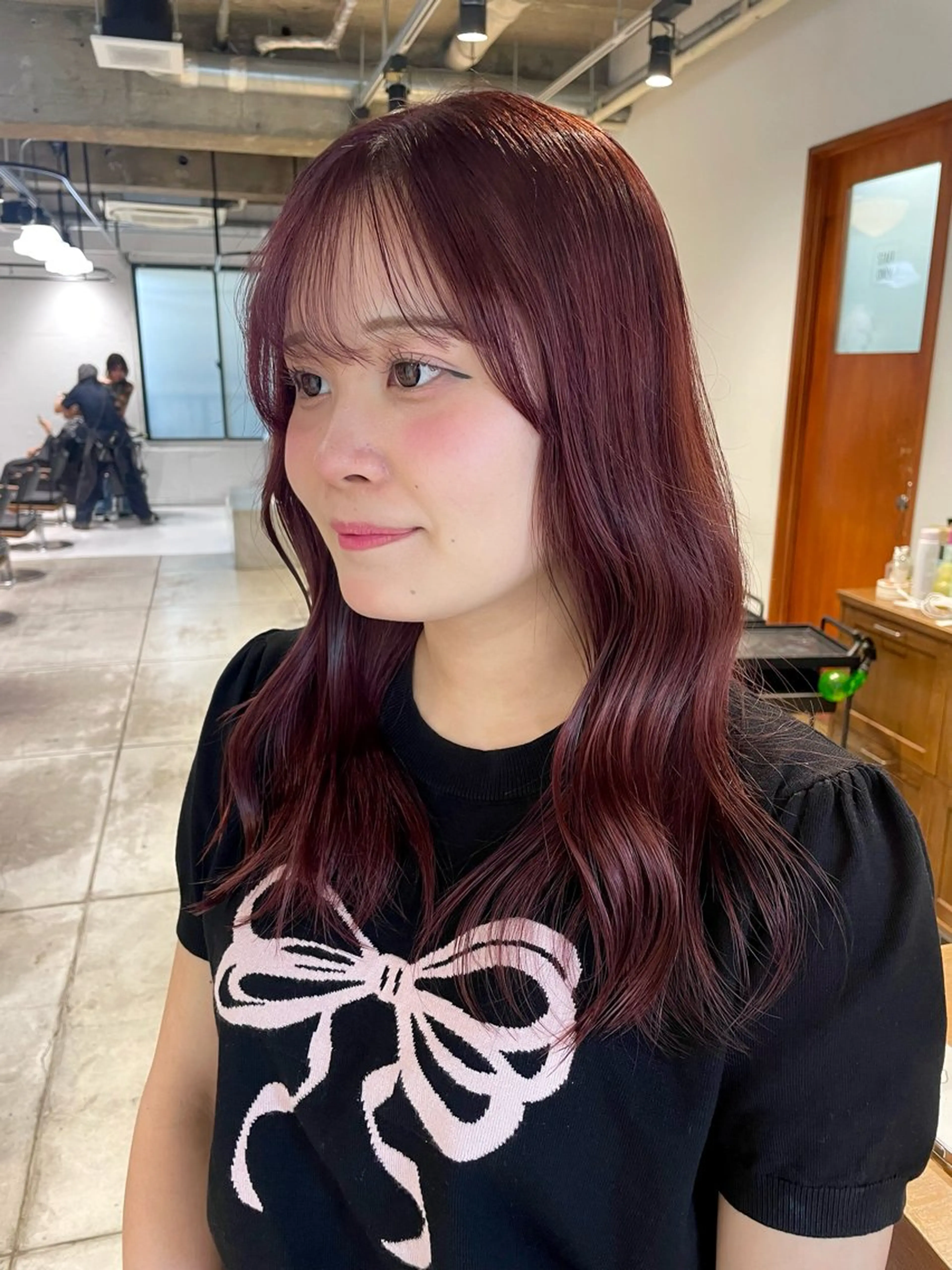 ロング カラー ピンクカラー ユウナ🎀レイヤー/ 暖色カラーのヘアスタイル