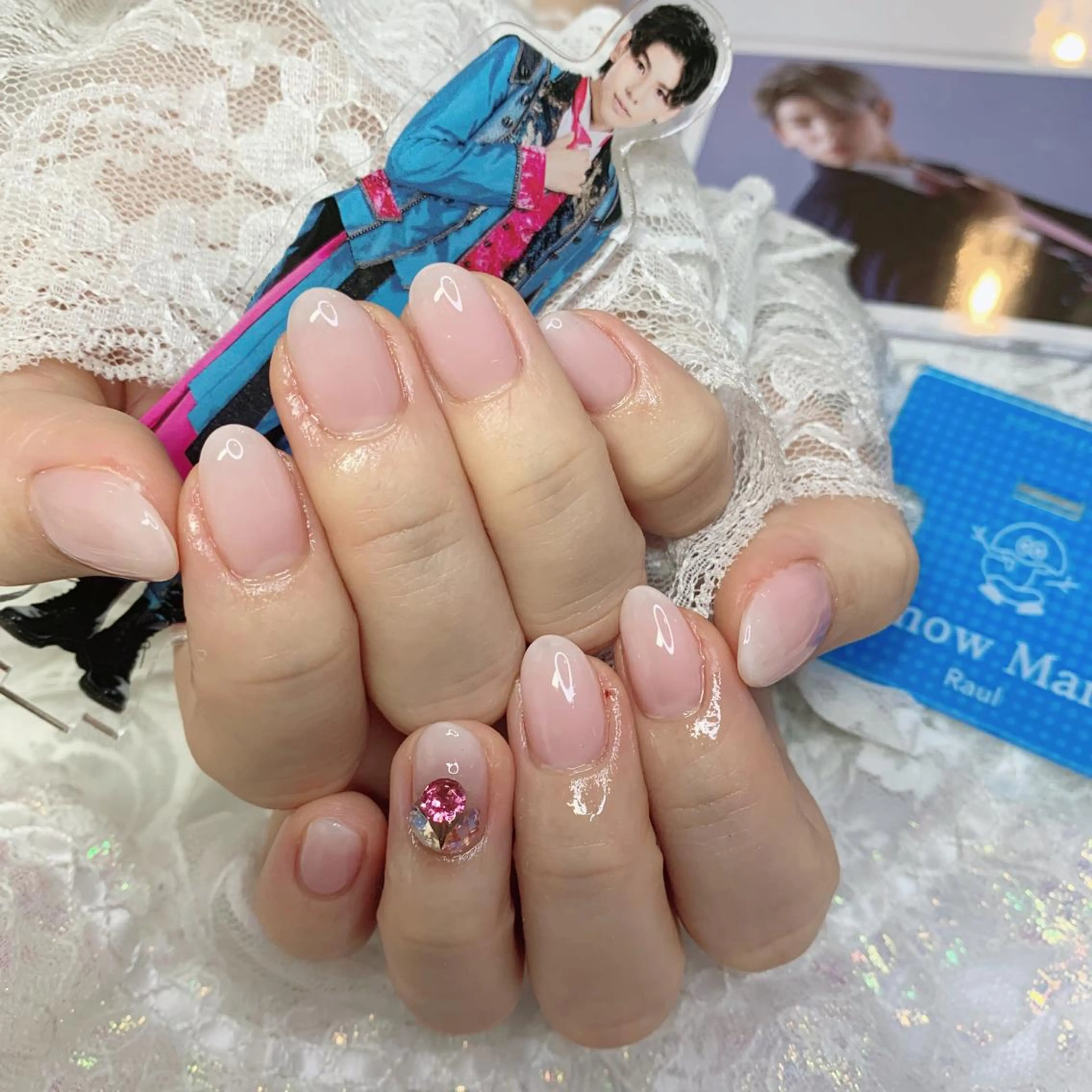 ネイル グラデーション ハンドネイル La neige* yuki 🥯🍑のネイルデザイン