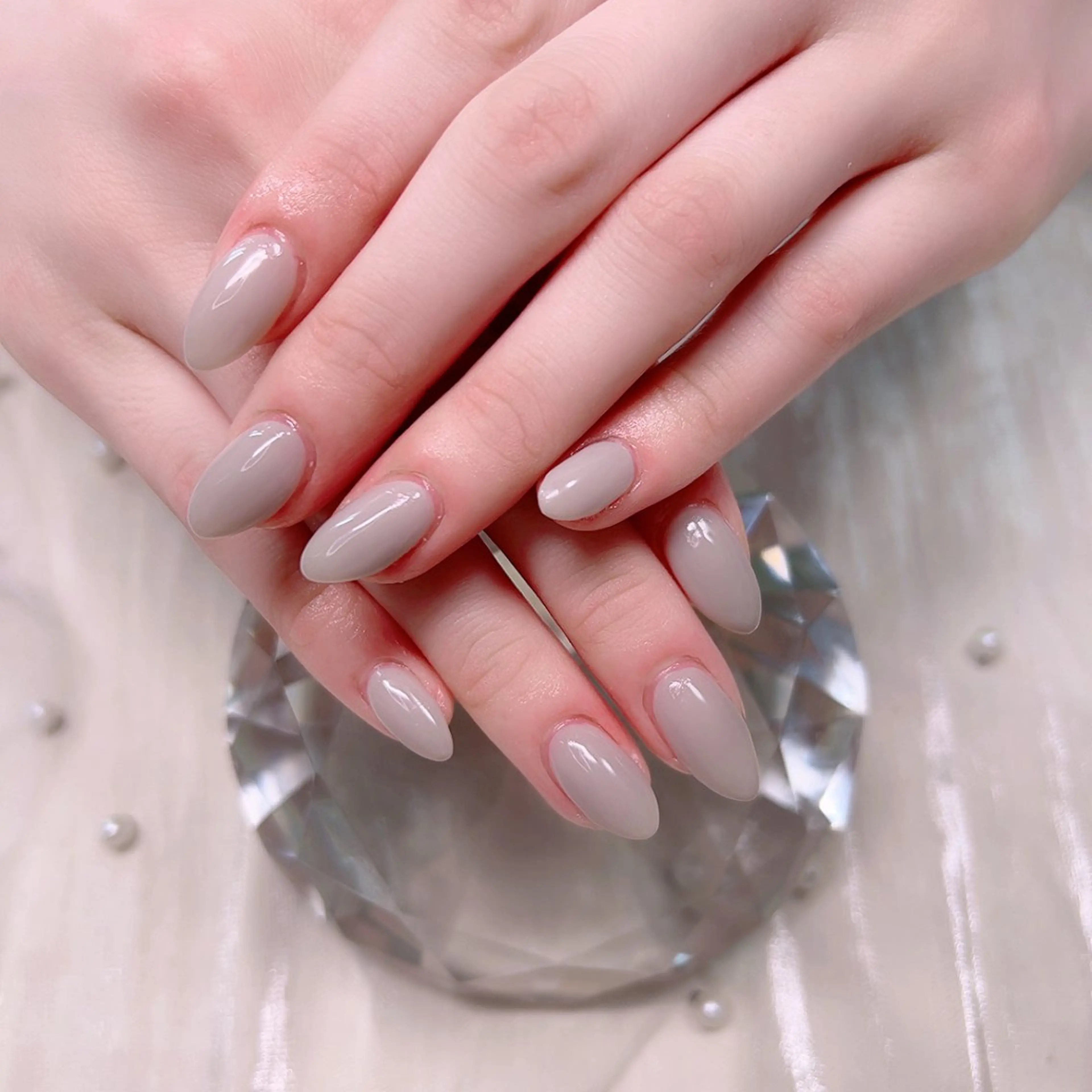 ネイル オフィスネイル ワンカラーネイル シンプルネイル Cute Tips nailのネイルデザイン