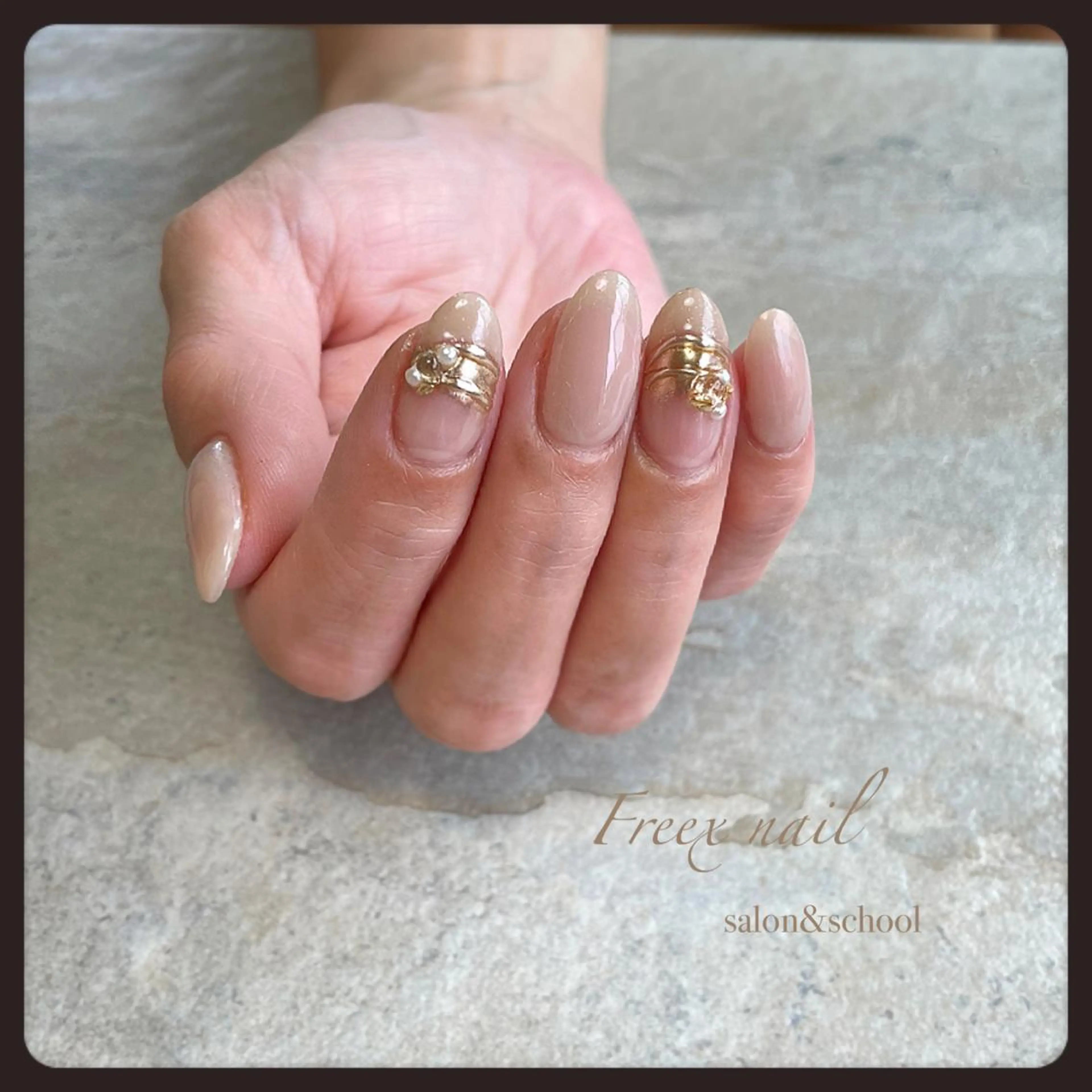 ネイル オフィスネイル ハンドネイル ハンドケア Freex nail所属・freex nail /ニュアンス/個性派のネイルデザイン