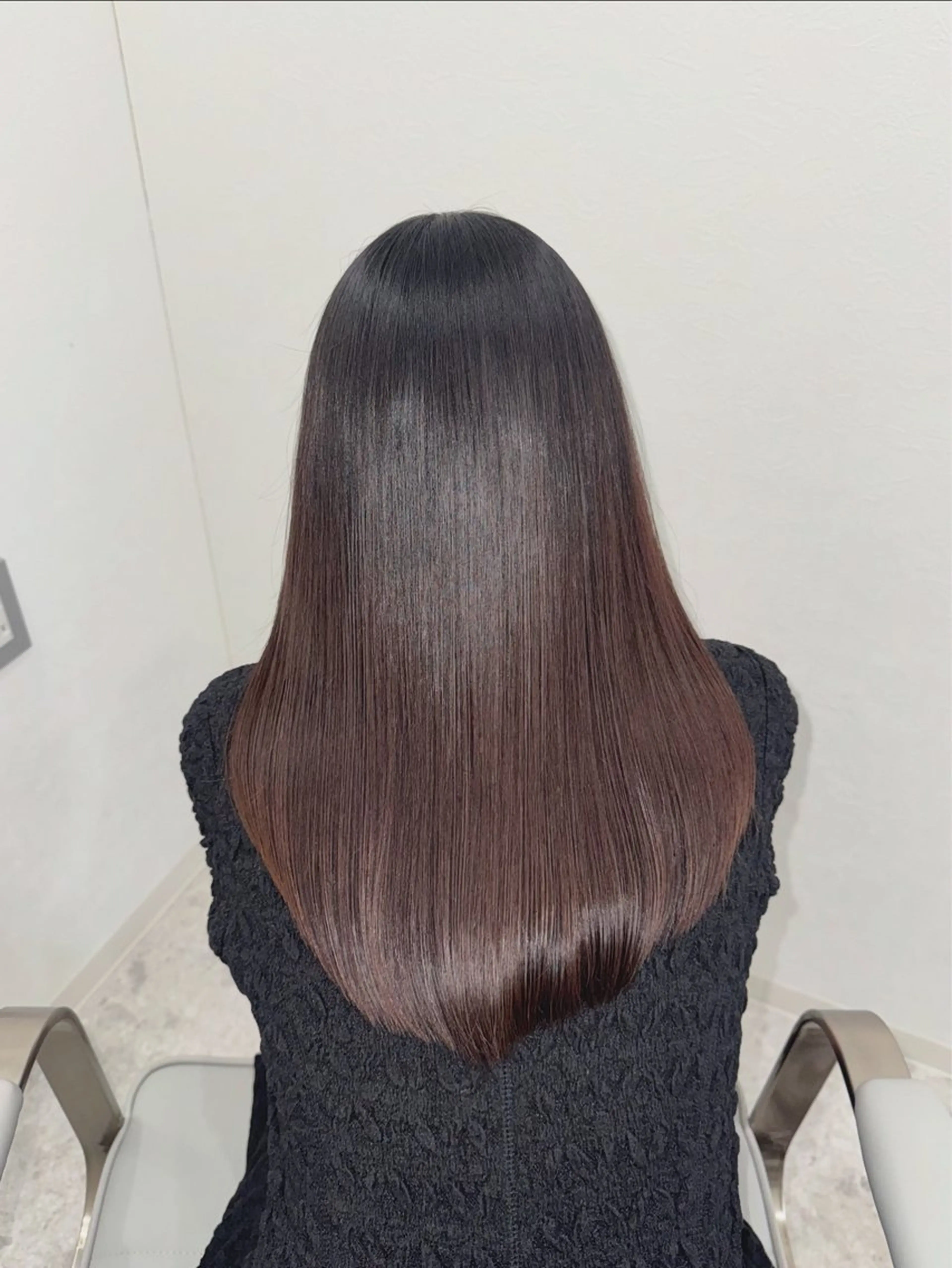 ロング 髪質改善 トリートメント カット ヘアカラー トリートメント 💎縮毛矯正/透明感 カラー💎椎葉みひろのヘアスタイル