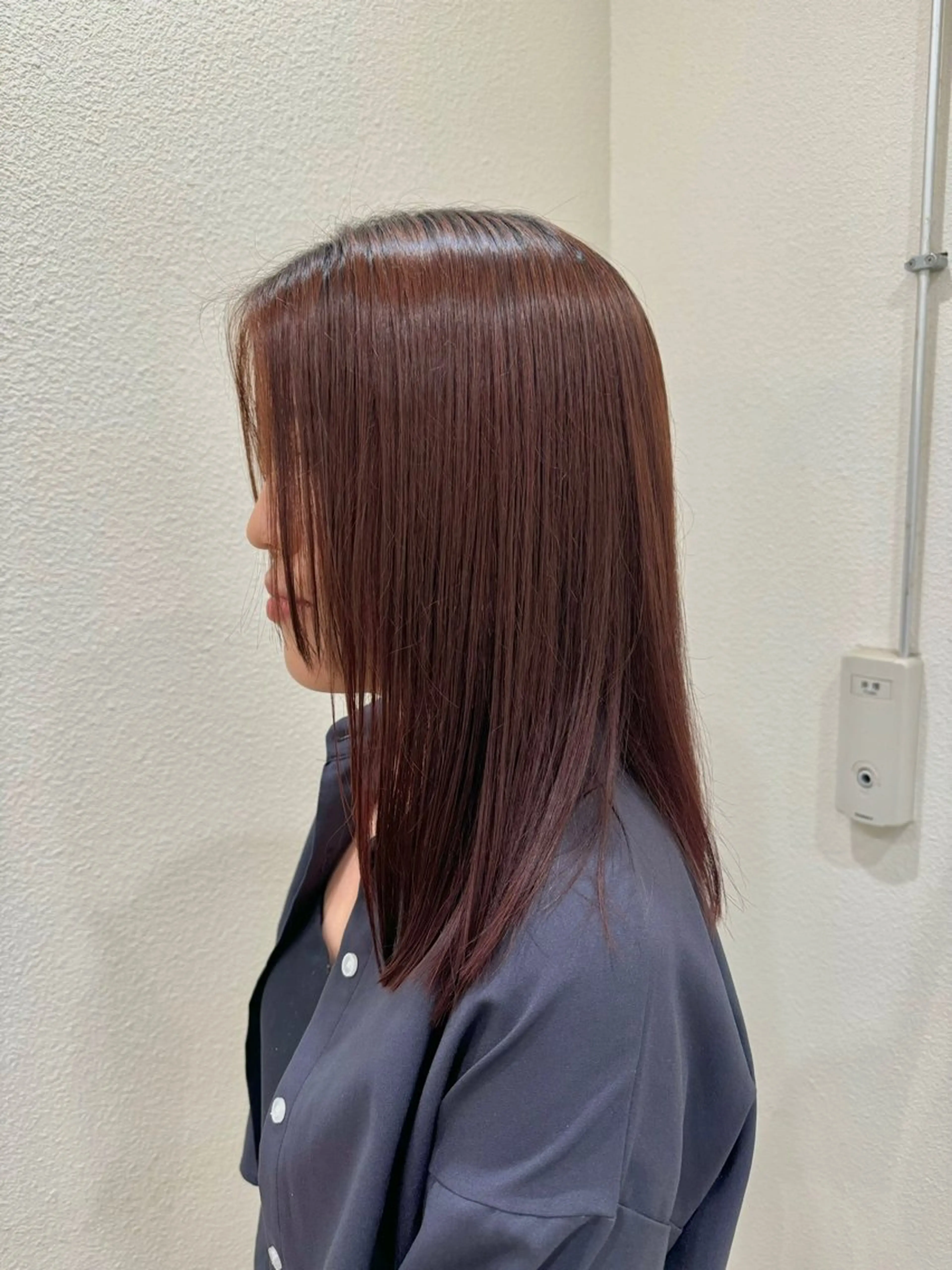 ロング 前平 友慈のヘアスタイル