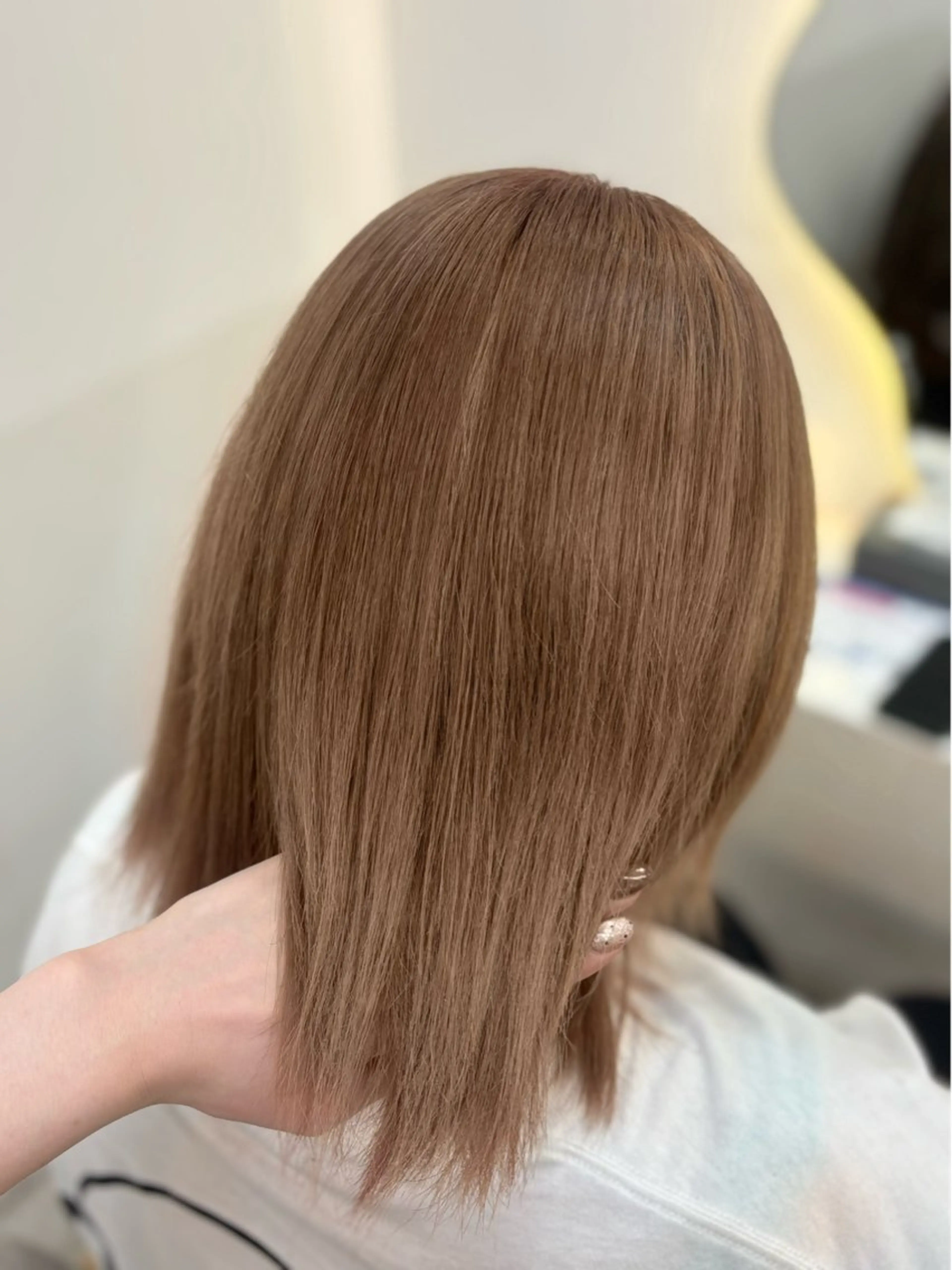 ミディアム カラー himari/ブリー チモデル募集/熊谷のヘアスタイル