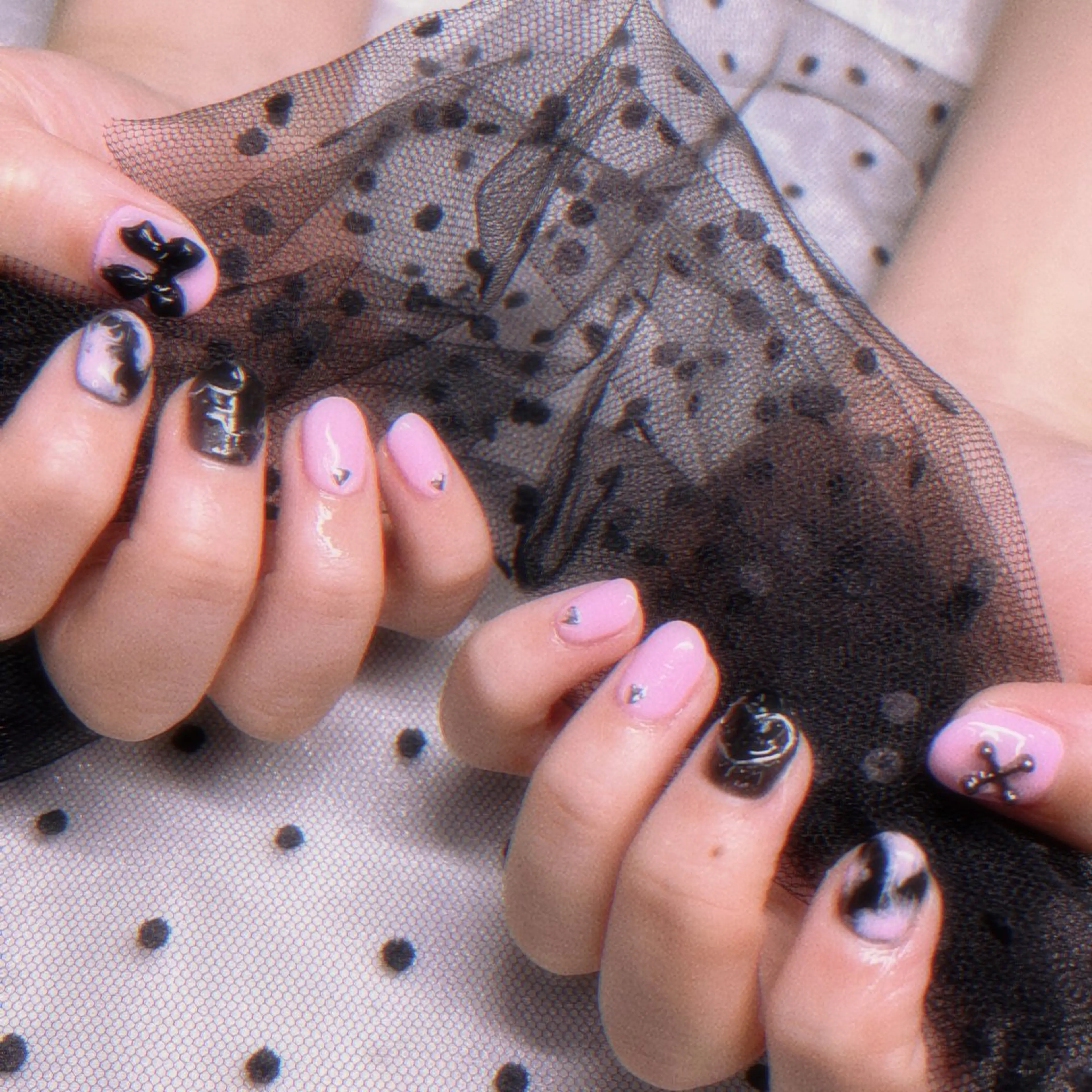 ネイル 大理石ネイル(マーブル) ハンドネイル pomy nail 新宿店所属・otomi 🌼*･のネイルデザイン