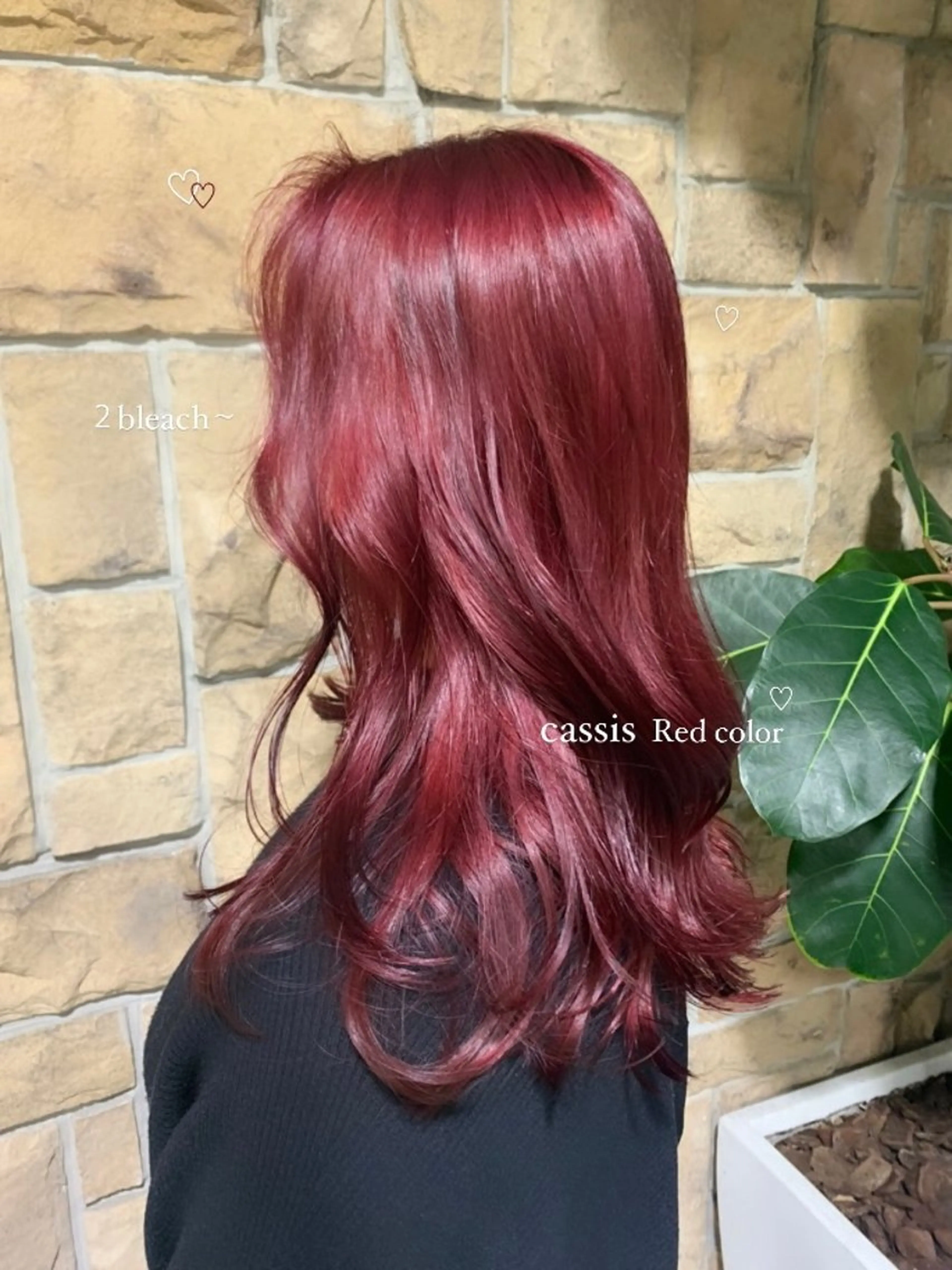 ロング カラー 似合わせレイヤーカ ット　ʚɞ riiのヘアスタイル