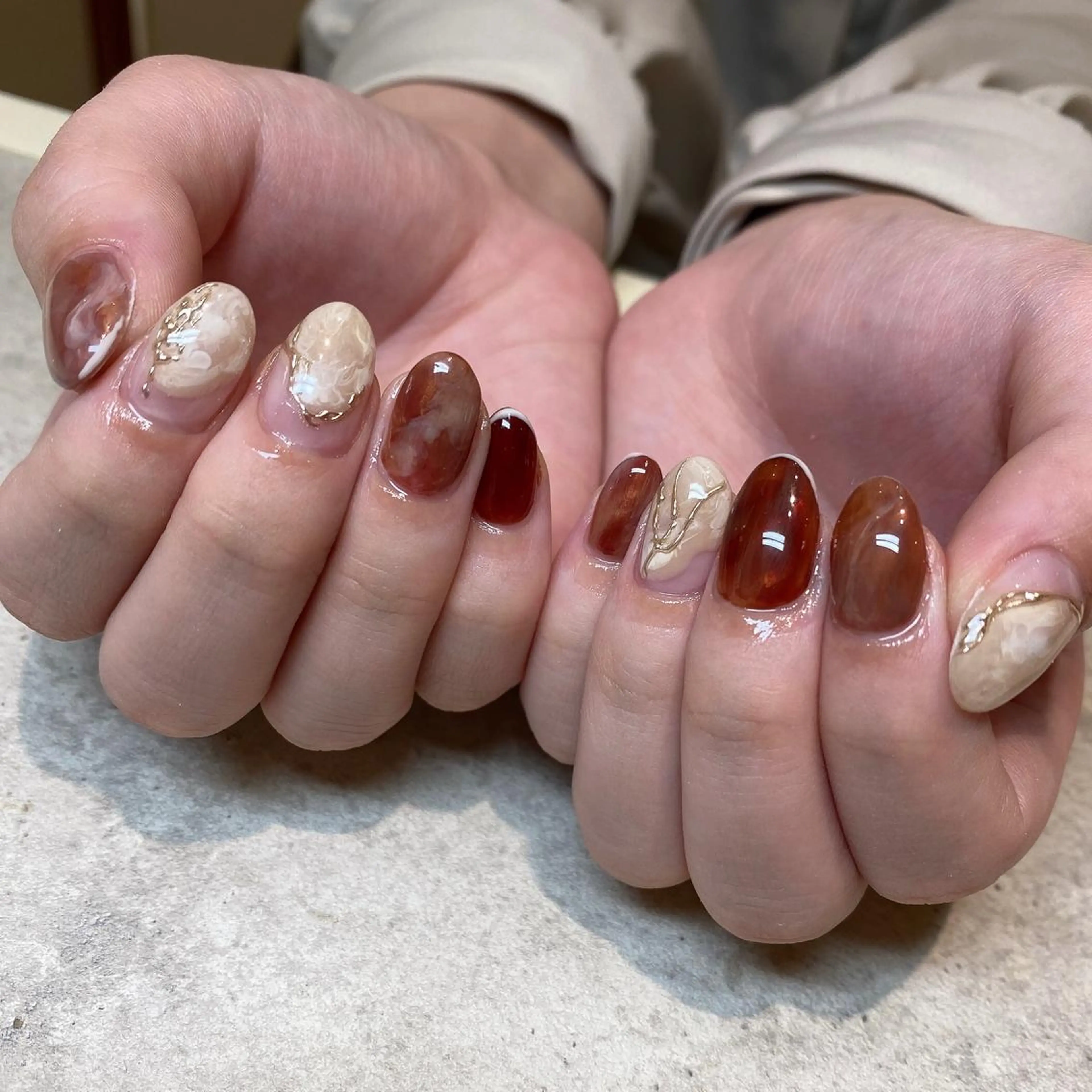 ネイル among アマン所属・lecoa_ kana／amongのネイルデザイン