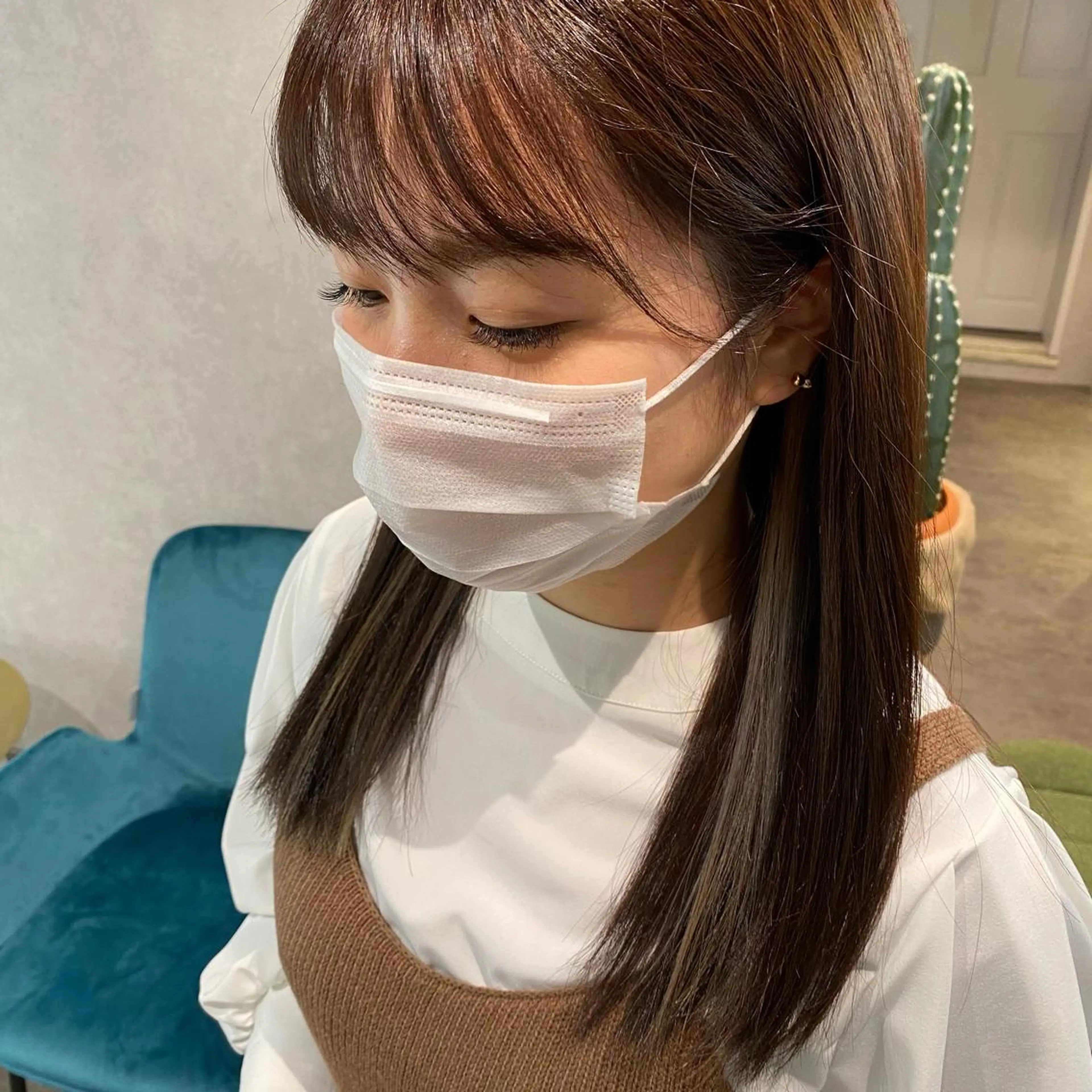 ロング カラー ヘアアレンジ XENA表参道 MIKUのヘアスタイル