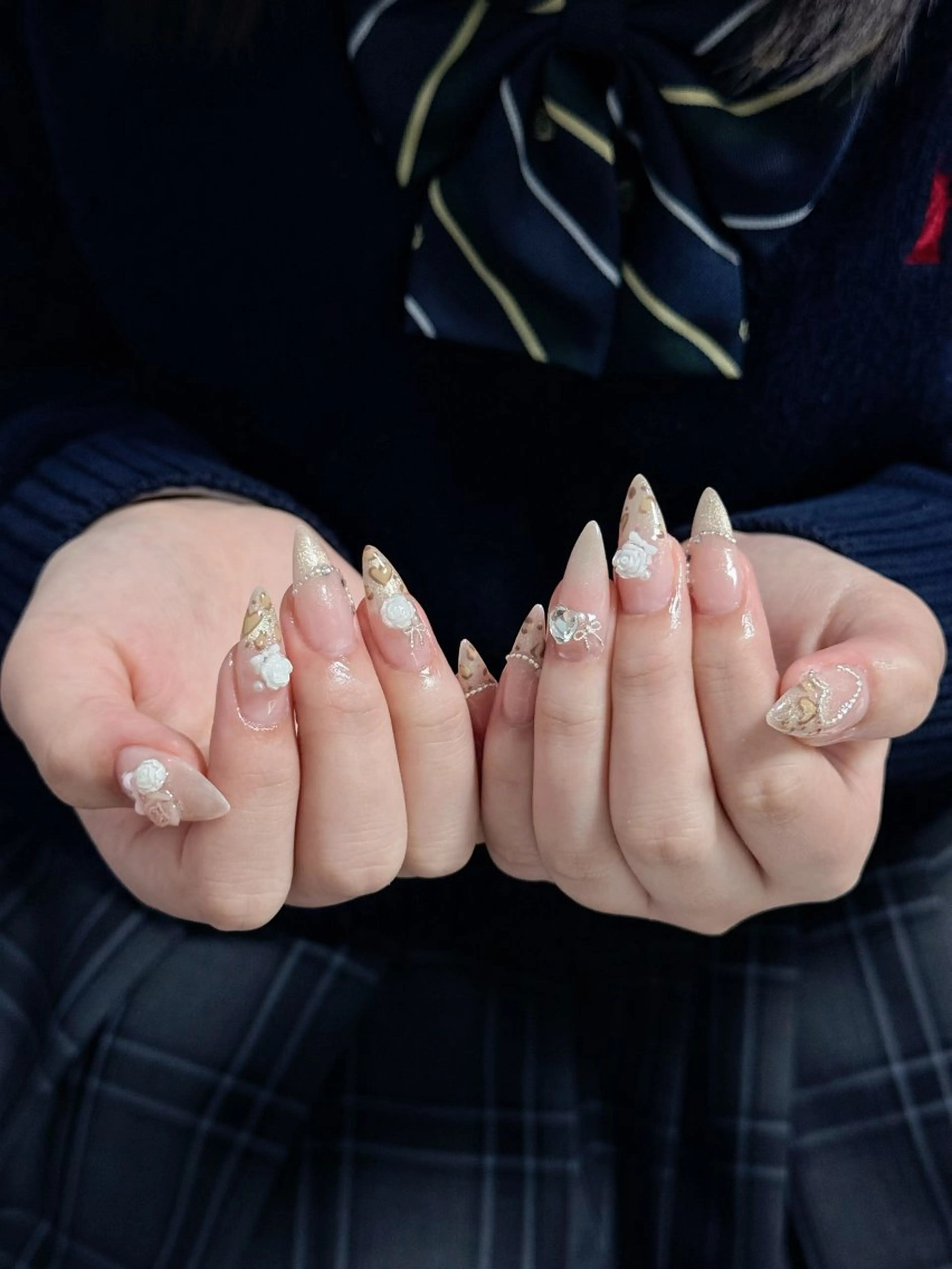 ネイル グラデーション ネイルチップ ハンドネイル Kitty Nailのネイルデザイン