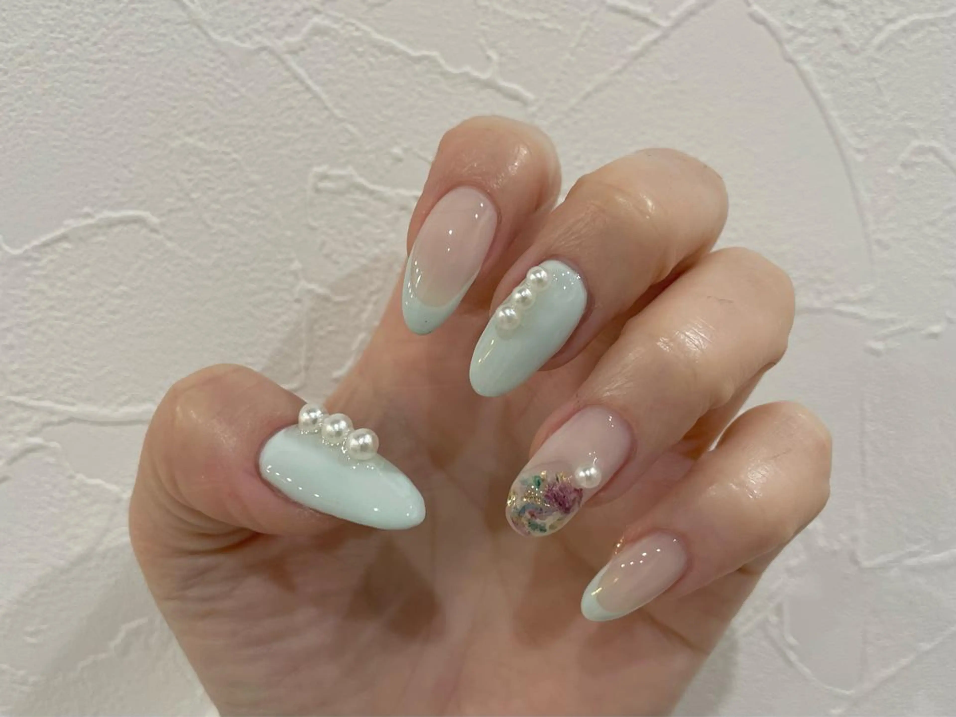 ネイル ブルー riri nail所属・riri-nail Rie Endoのネイルデザイン