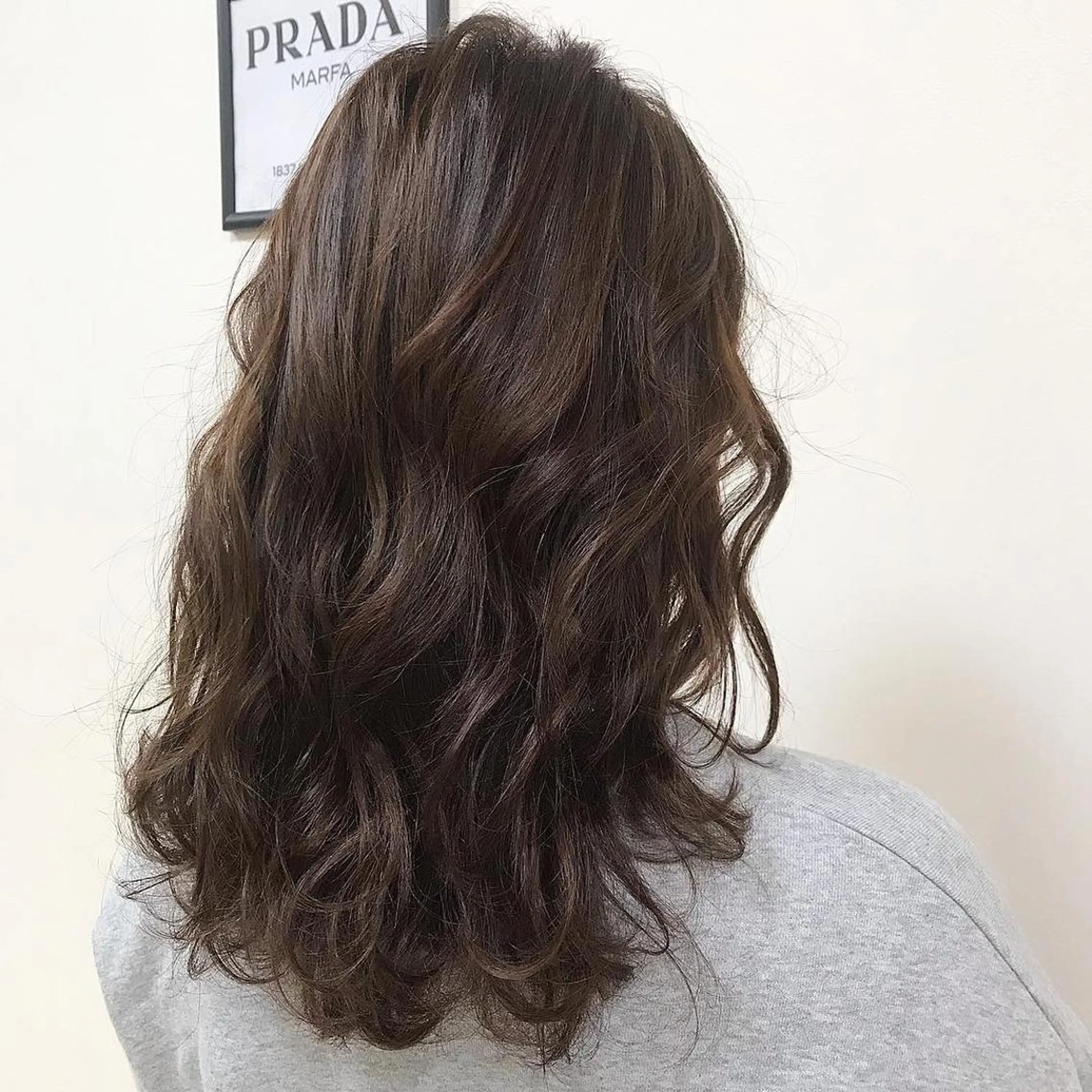 セミロング カラー Lien 深井店のヘアスタイル