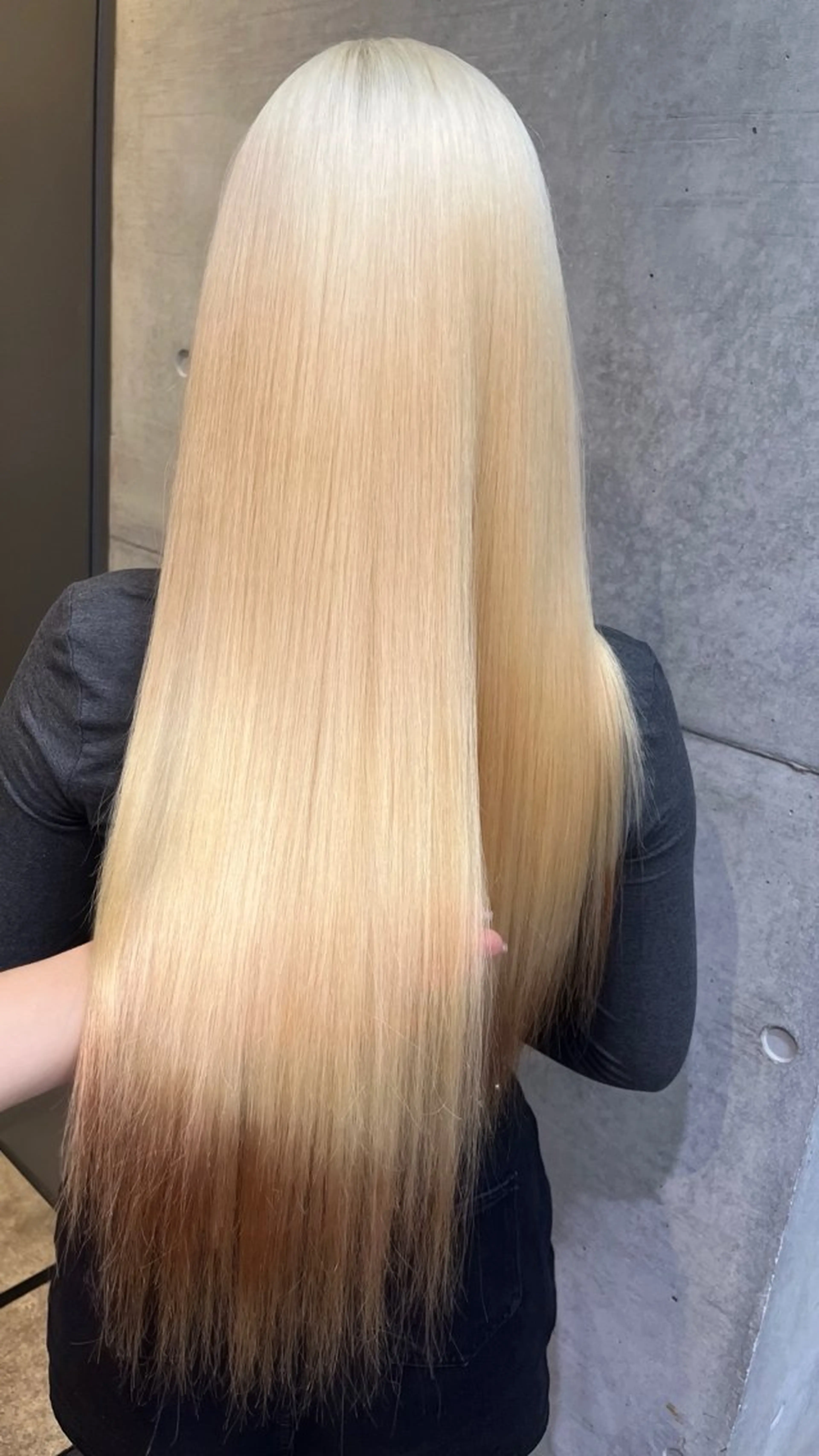 ロング カラー ブリーチ ブロンド ダブルカラー ハイトーンカラー ヘアカラー 表参道/ハイトーン/ misaki🎀のヘアスタイル