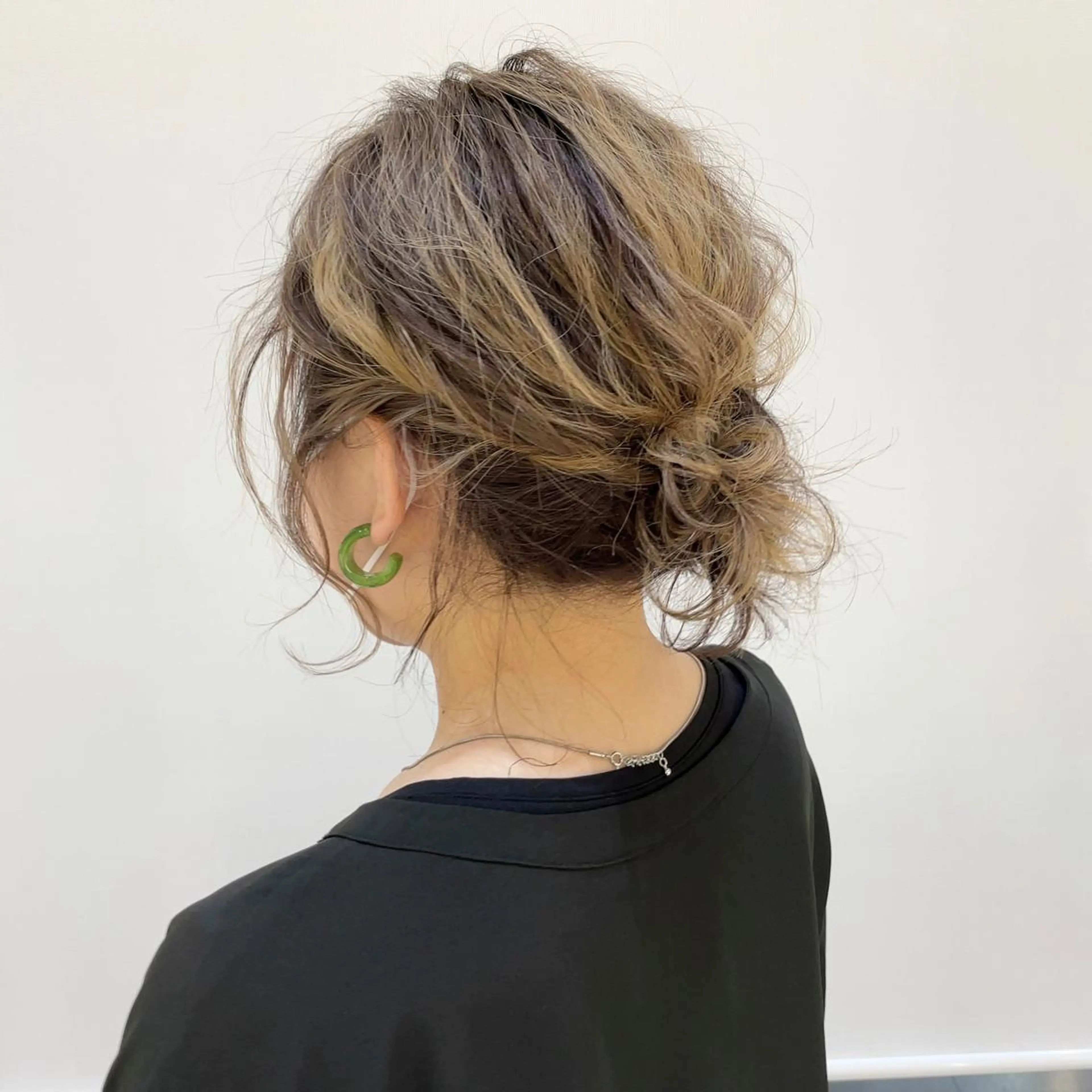 ミディアム カラー ヘアアレンジ 小原 慧美のヘアスタイル