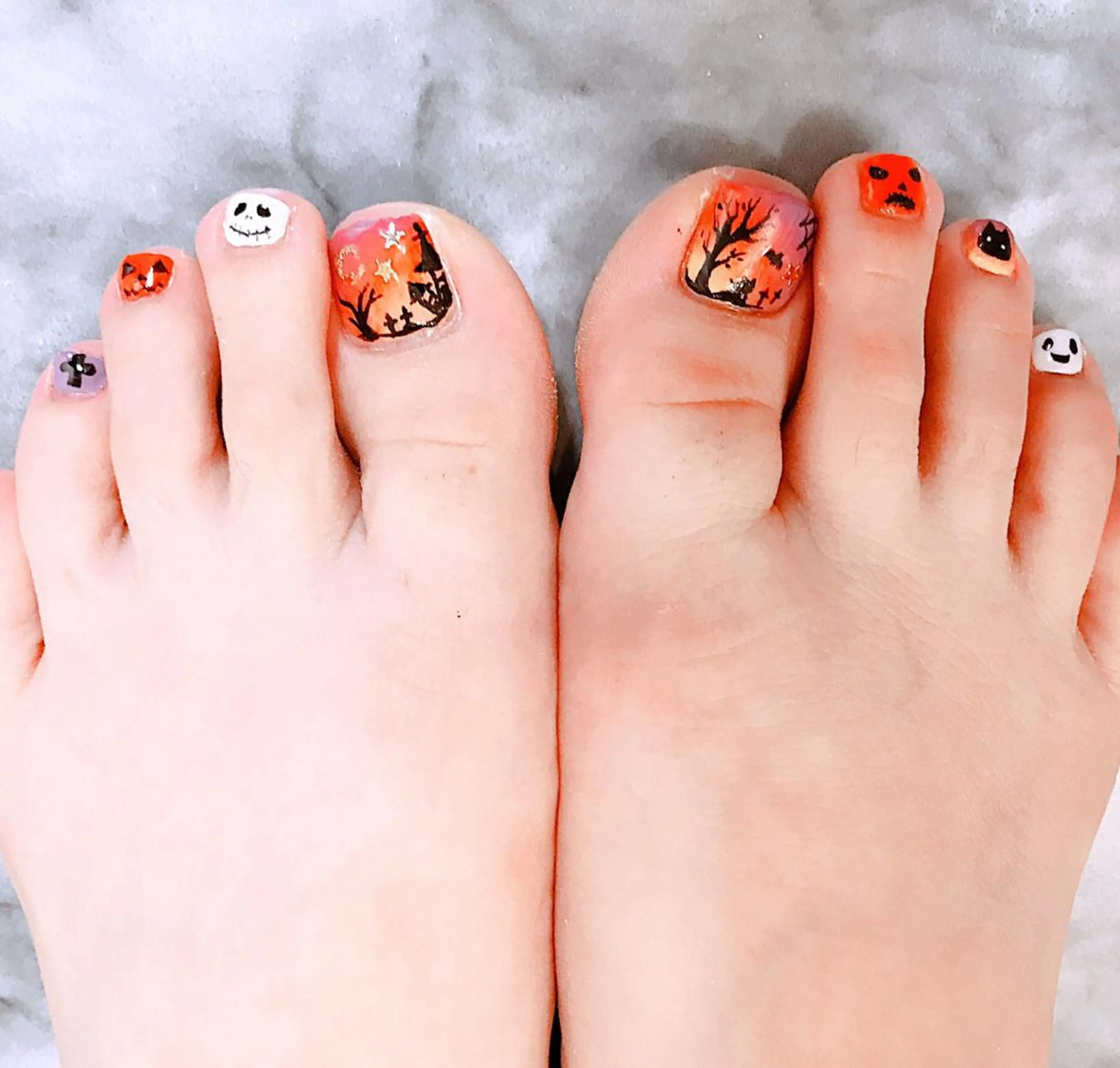 ネイル ハロウィン ENSIA エンシアのネイルデザイン