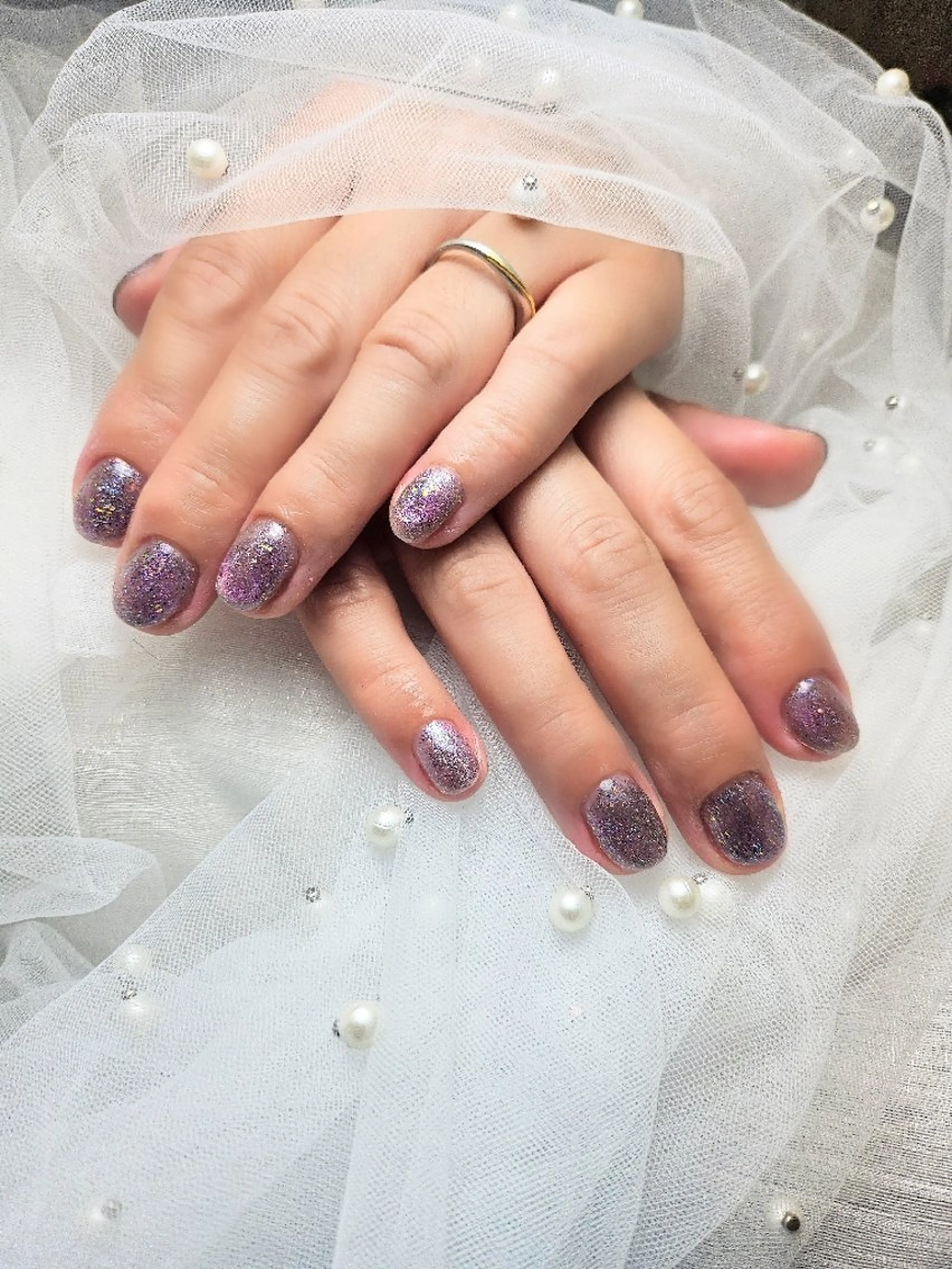 ネイル キラキラネイル マグネットネイル be nail所属・BE NAIL  新松戸のネイルデザイン