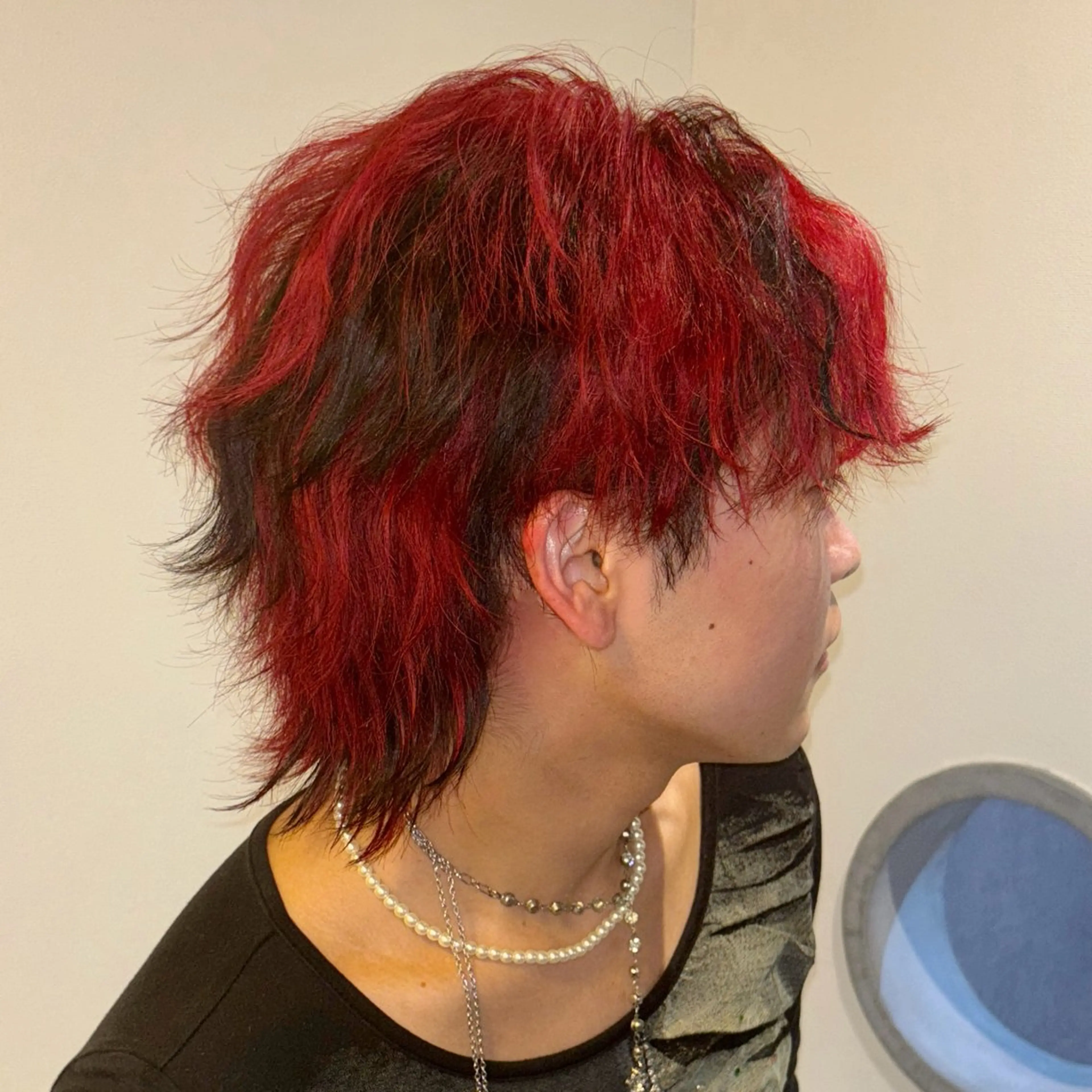 ショート カラー メンズ ヘアカラー ORGN.所属・二千華 /派手髪デザインのヘアスタイル