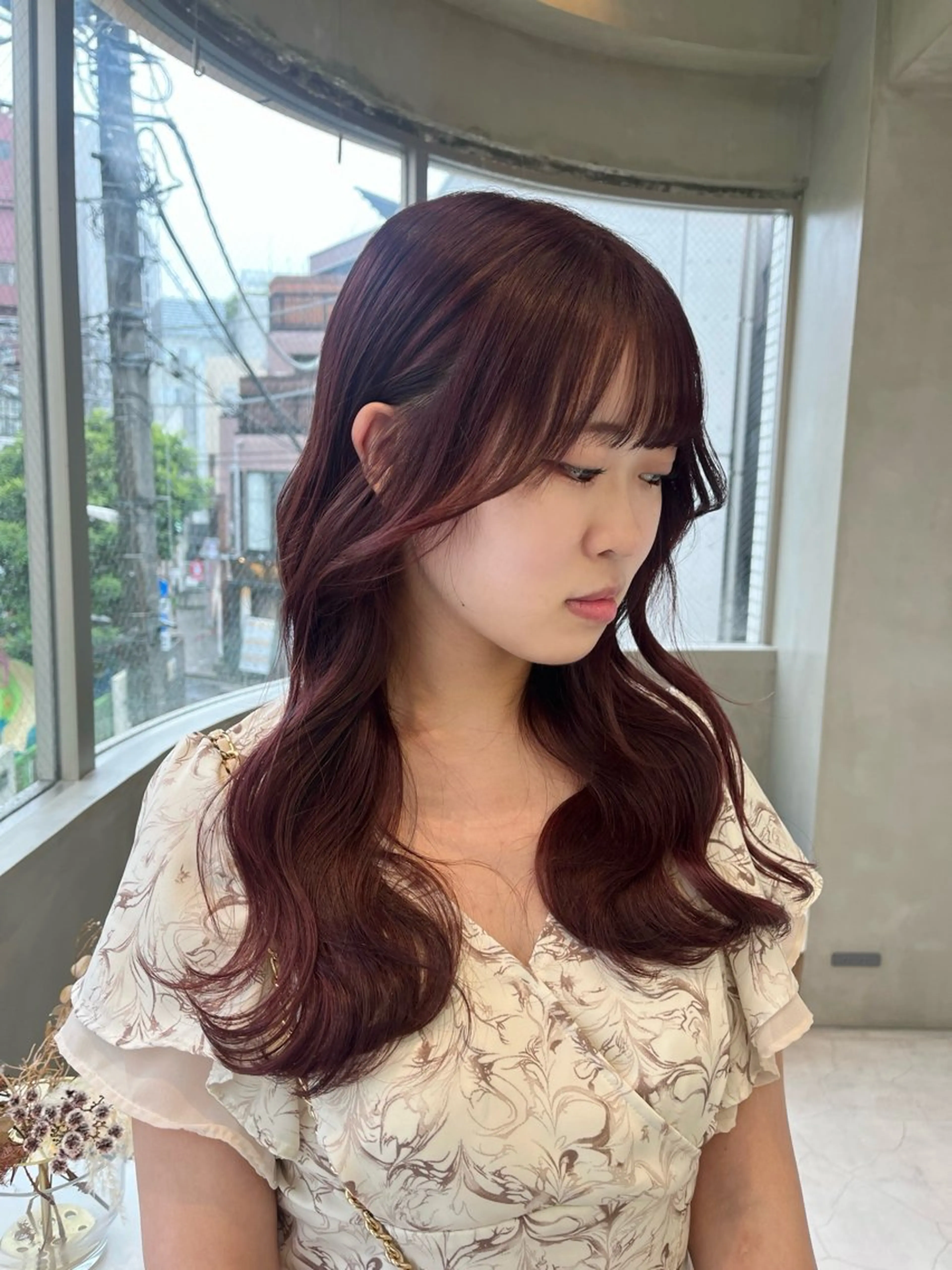 ロング カラー ayaka♡ 柔らかカラーのヘアスタイル
