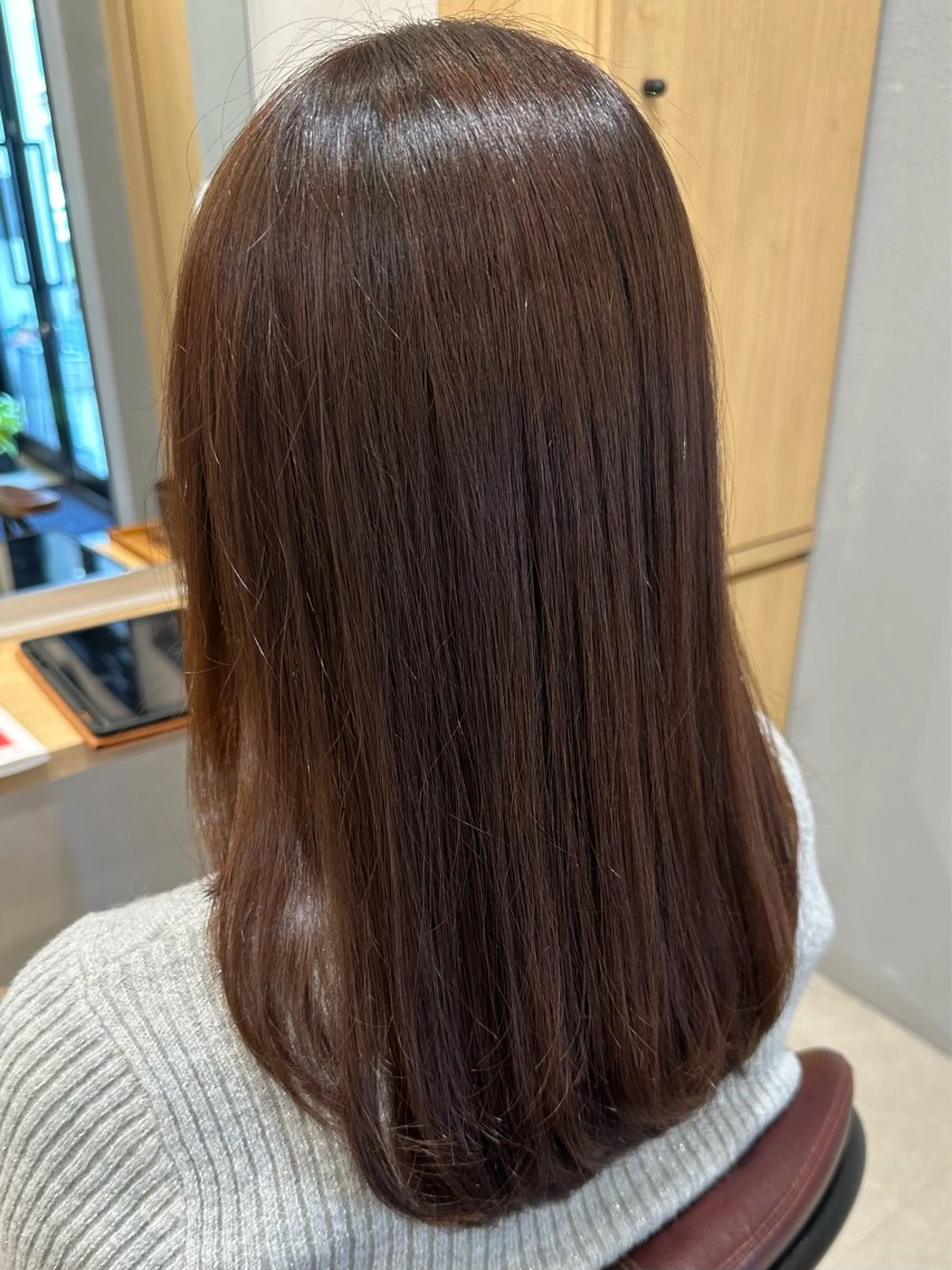 ミディアム カラー hair&eyelash Truth所属・Truth上谷綾子/ 名古屋市北区/黒川駅のヘアスタイル