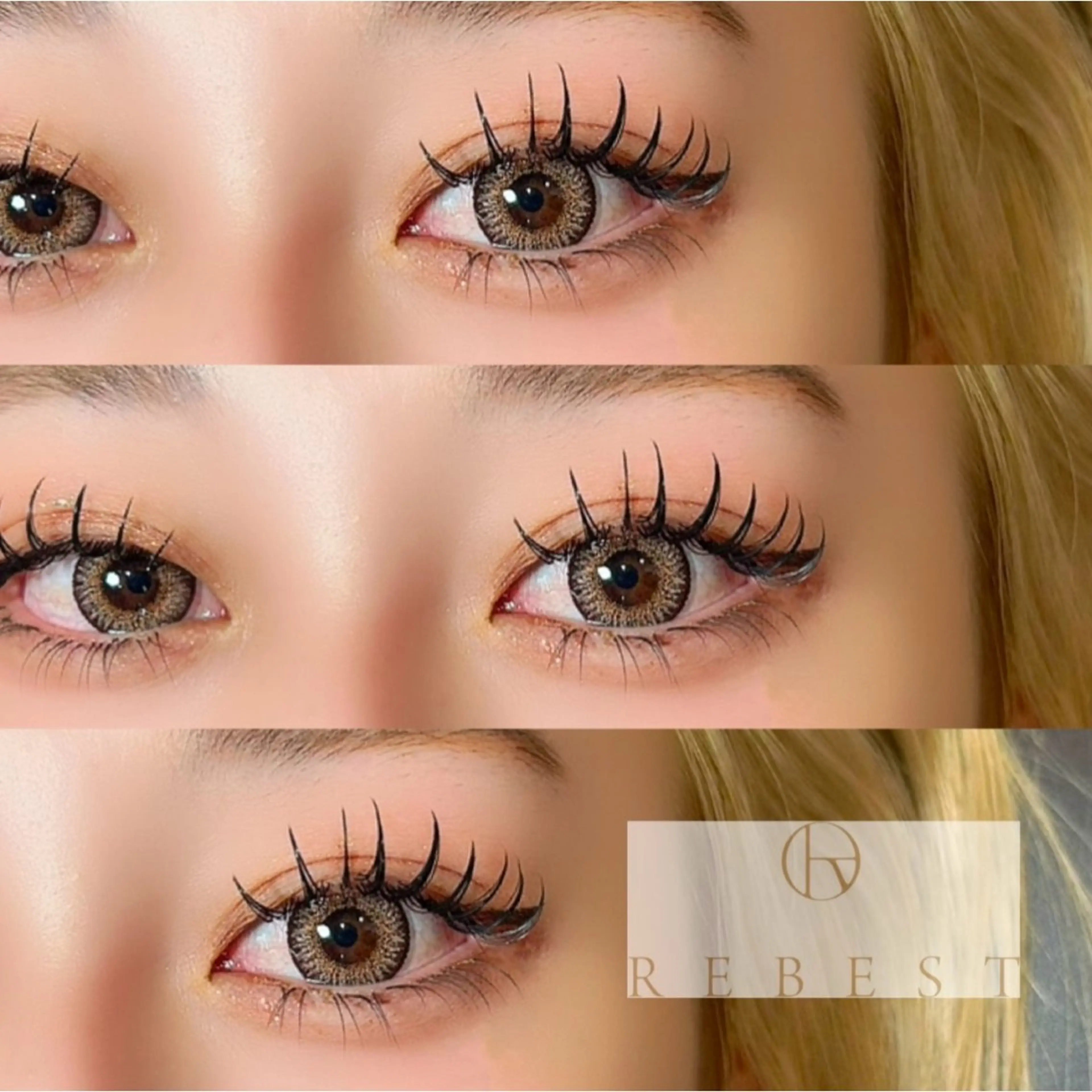 マツエク・マツパ フラットラッシュ マツエク yuuka REBEST心斎橋のマツエク・マツパデザイン