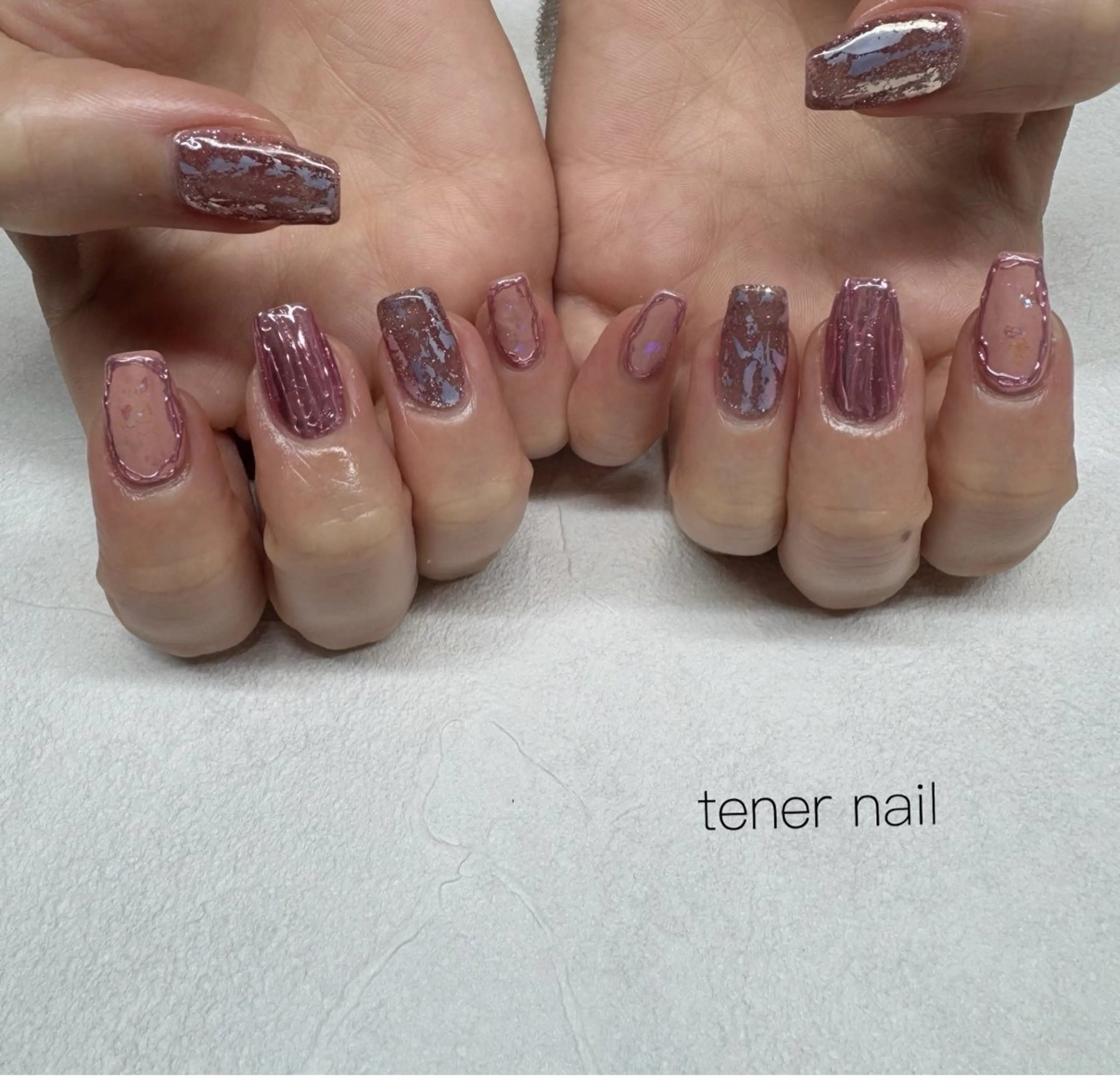 ネイル ニュアンスネイル ピンク ハンドネイル tener  nail  テネルネイル所属・テネルネイル tener nailのネイルデザイン