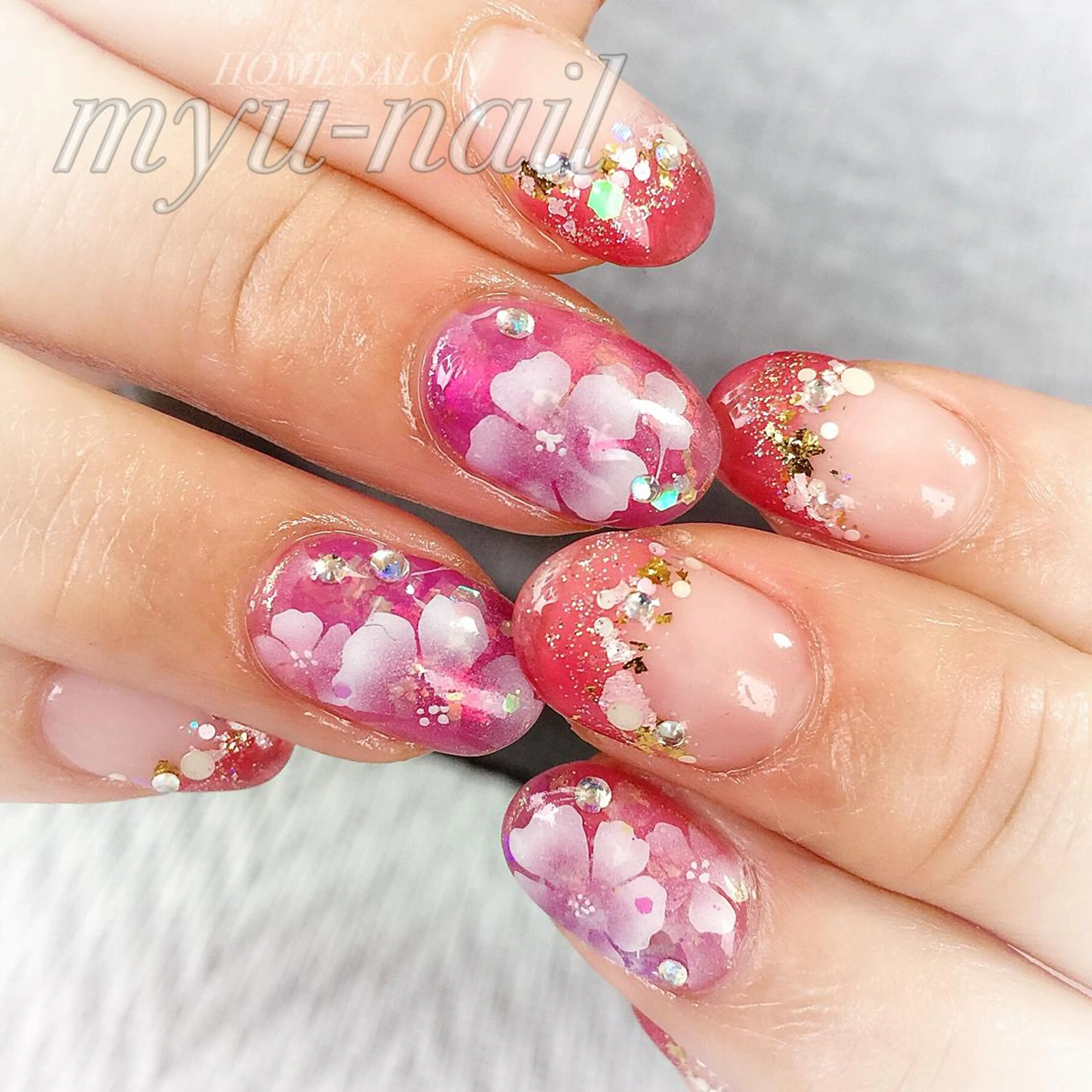 ネイル ホームサロン myu-nailのネイルデザイン