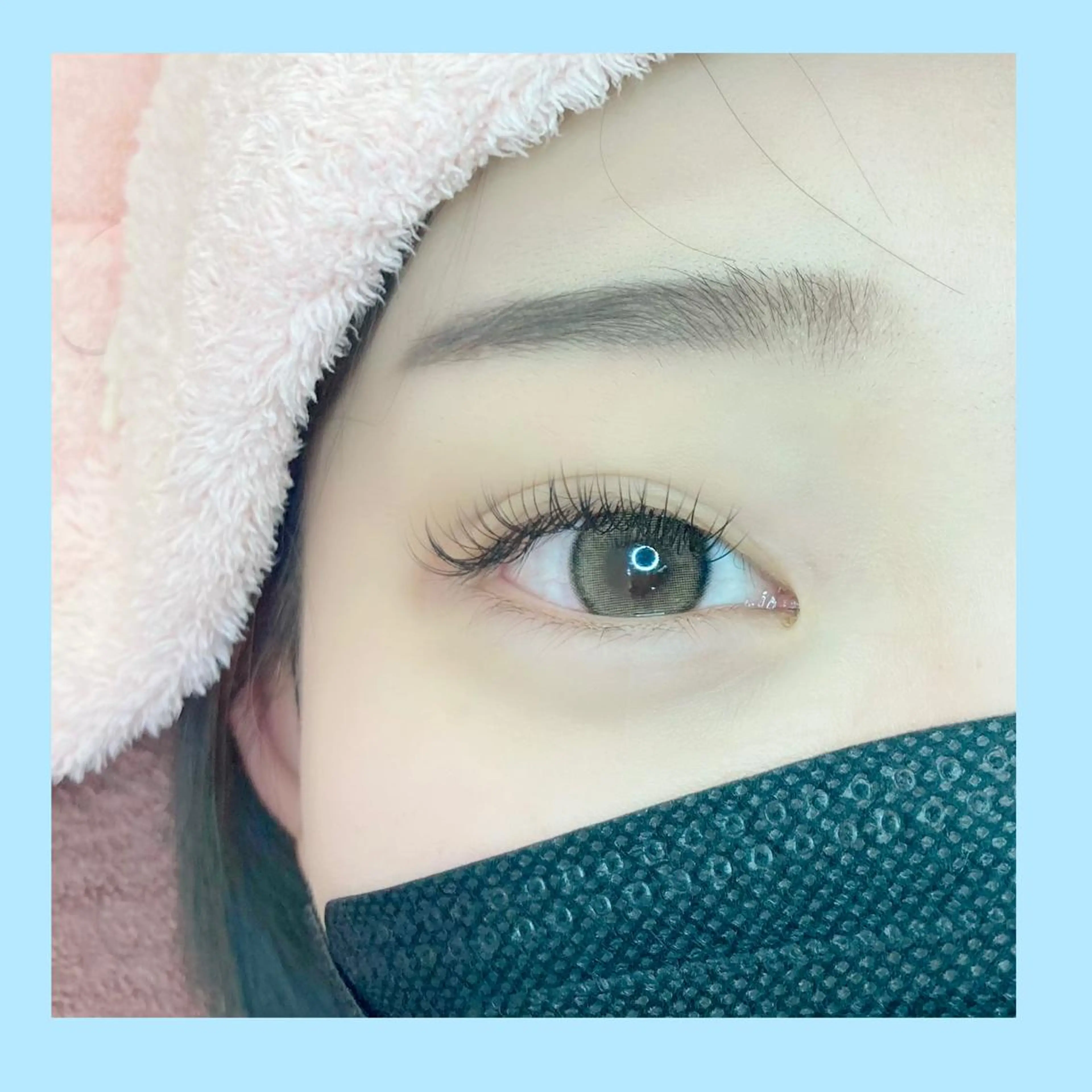 マツエク・マツパ フラットラッシュ L’oeillet所属・🌊🌊__ juna__のマツエク・マツパデザイン