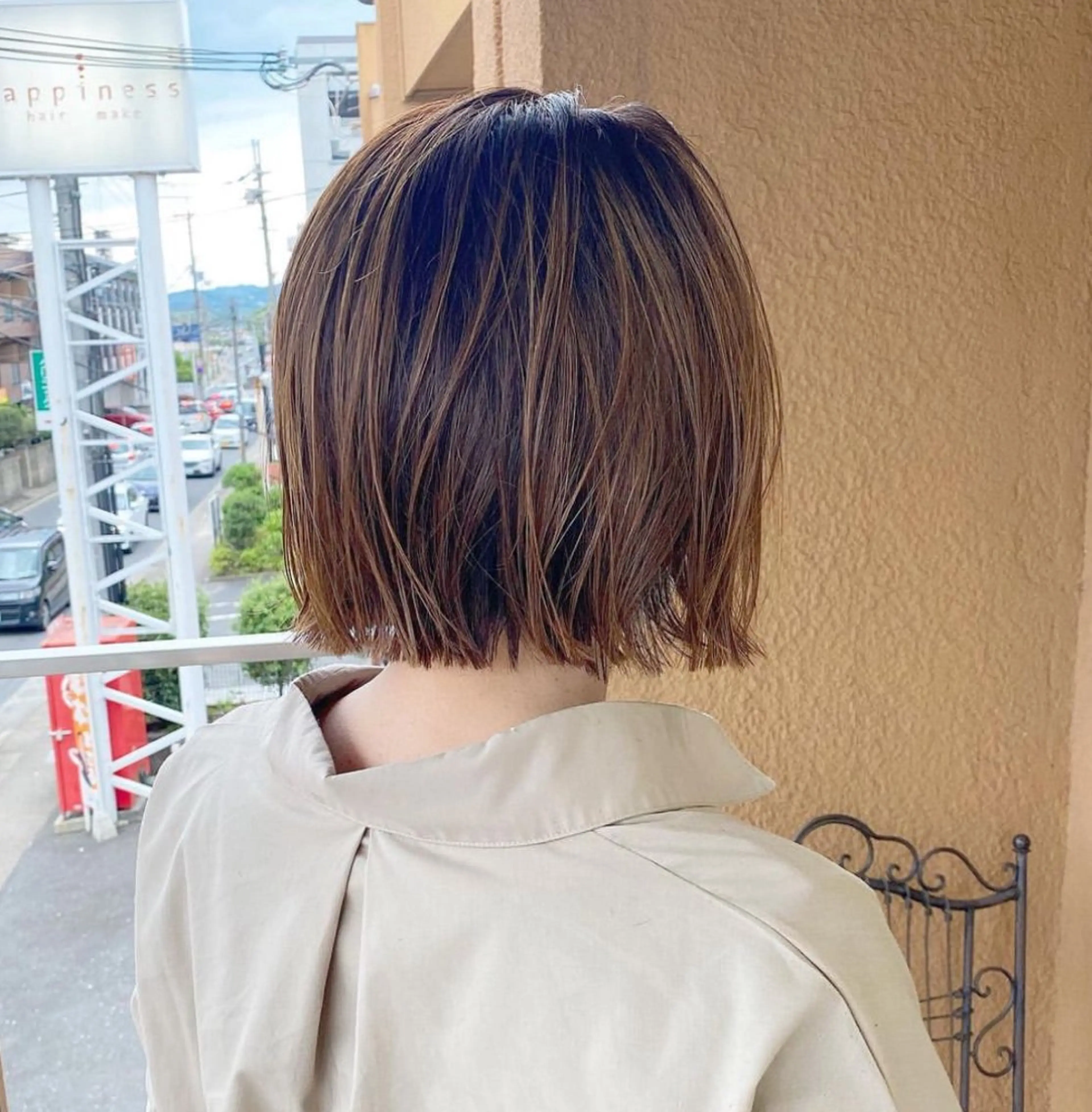 ショート カラー Happiness王寺店所属・ボブ、韓国特化型 ✨中野悠のヘアスタイル