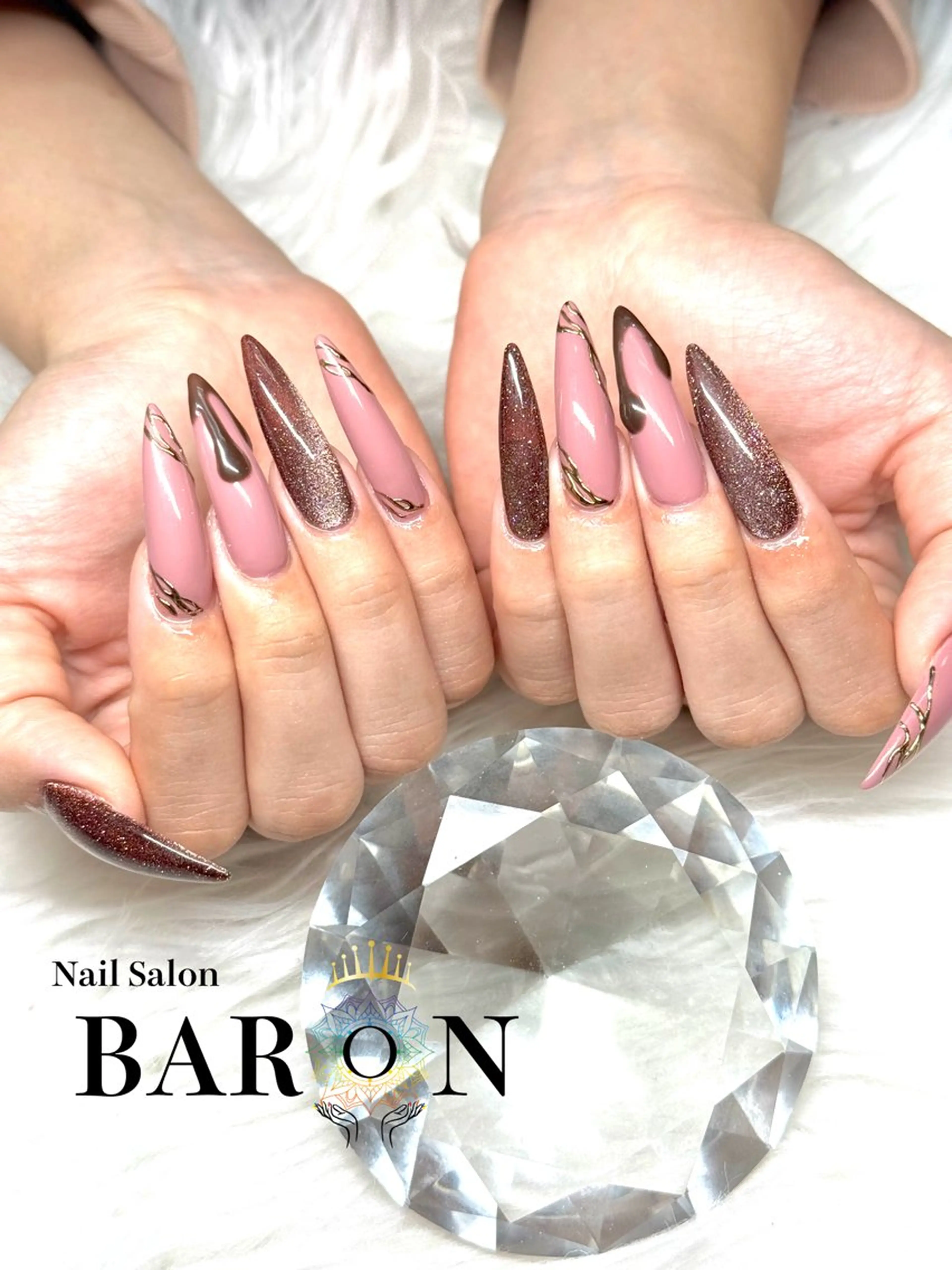 ネイル ハンドネイル BARON本厚木店 🐹RIN🐹のネイルデザイン