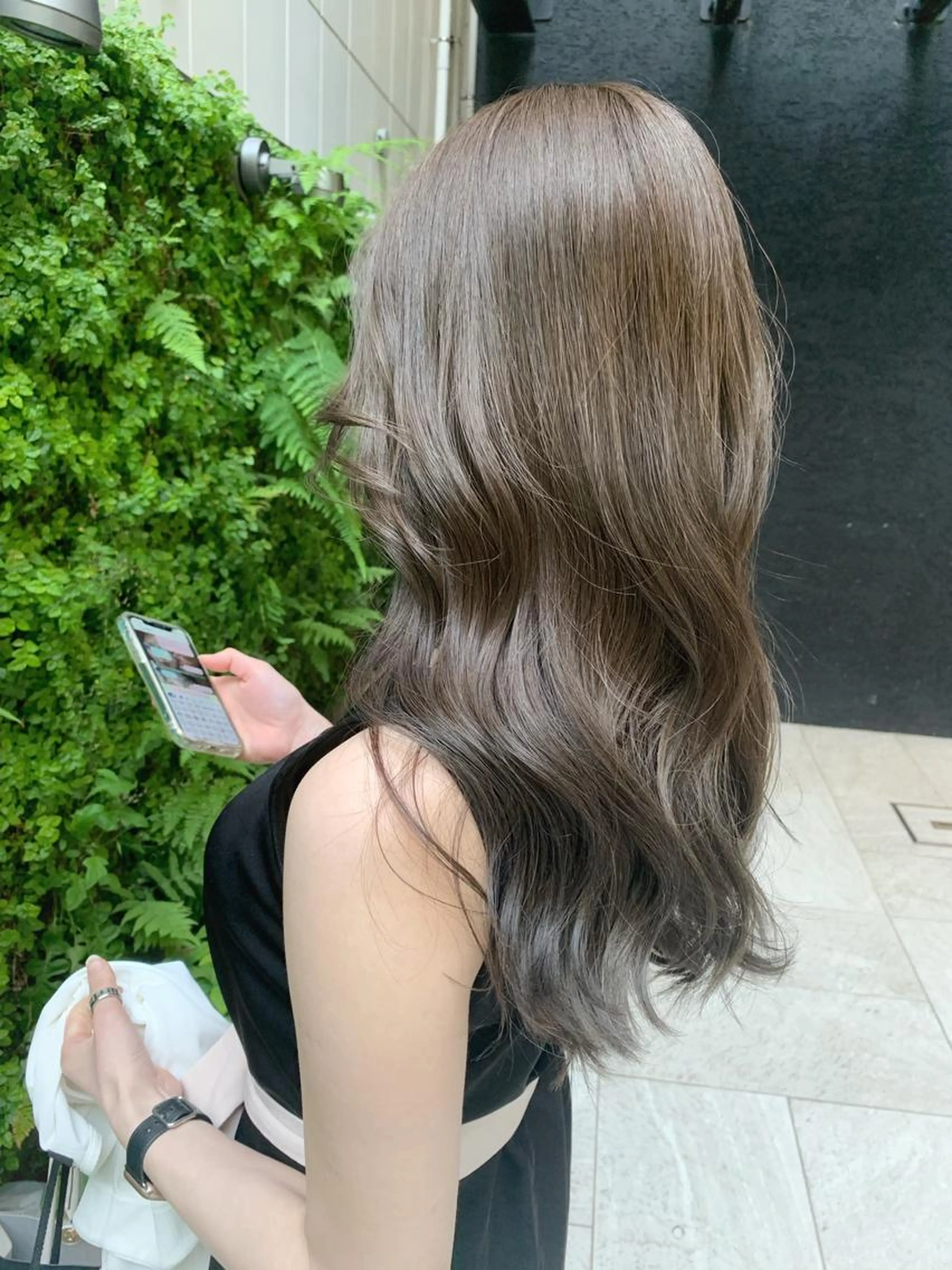 カット➕カラー🩶(カラー剤店舗にあるものどれでもOK♡)➕3ステップマイクロバブルハホニコトリートメントの写真