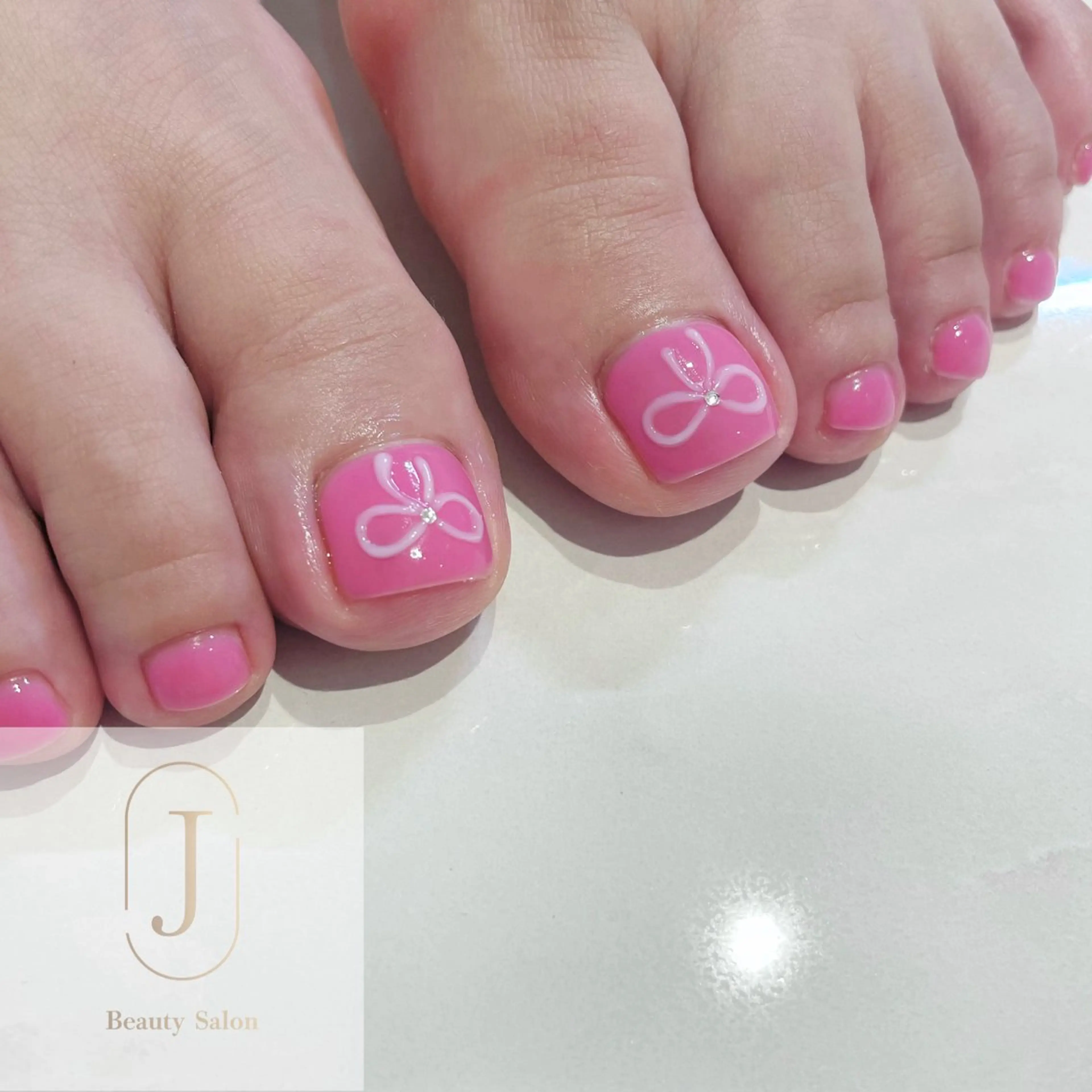 🫧【オフ込みFOOT】親指1本アートコース🫧の写真